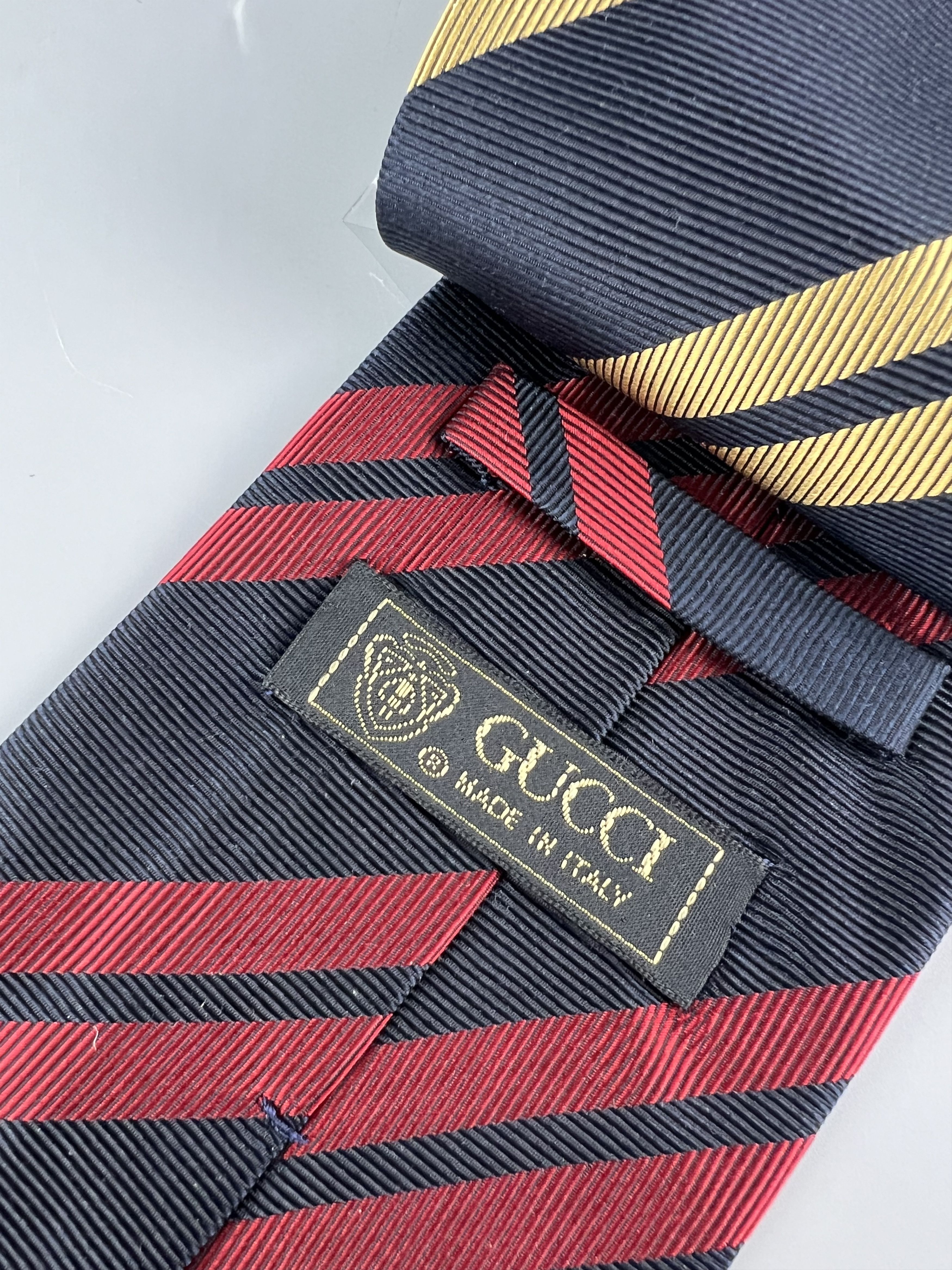 Gucci Lot of 2 Gucci Vintage Silk Tie Size ONE SIZE - 6 Thumbnail