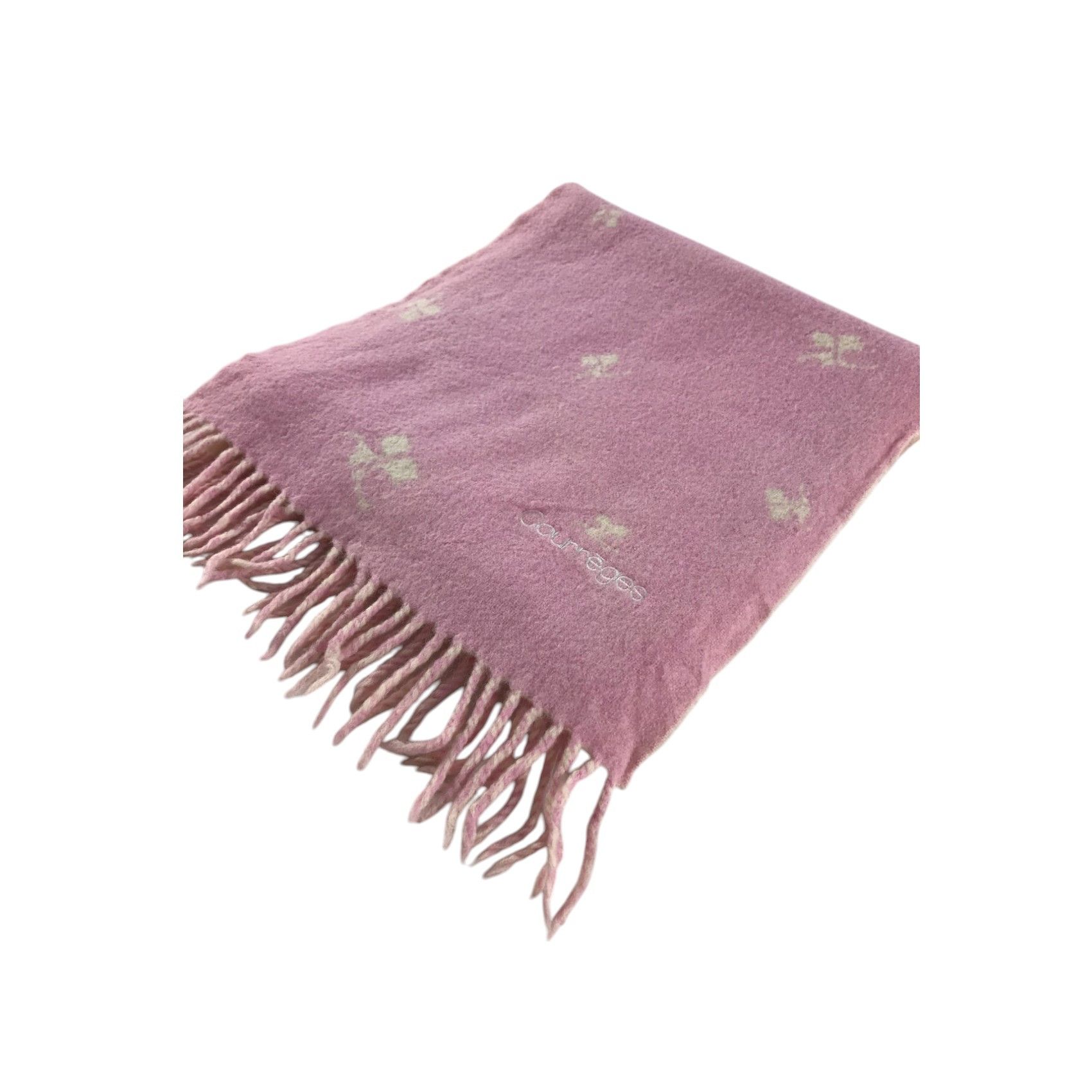 Courreges × Vintage Courreges Homme Scarf / Muffler / Neckwear - WW2284 Size ONE SIZE - 3 Thumbnail