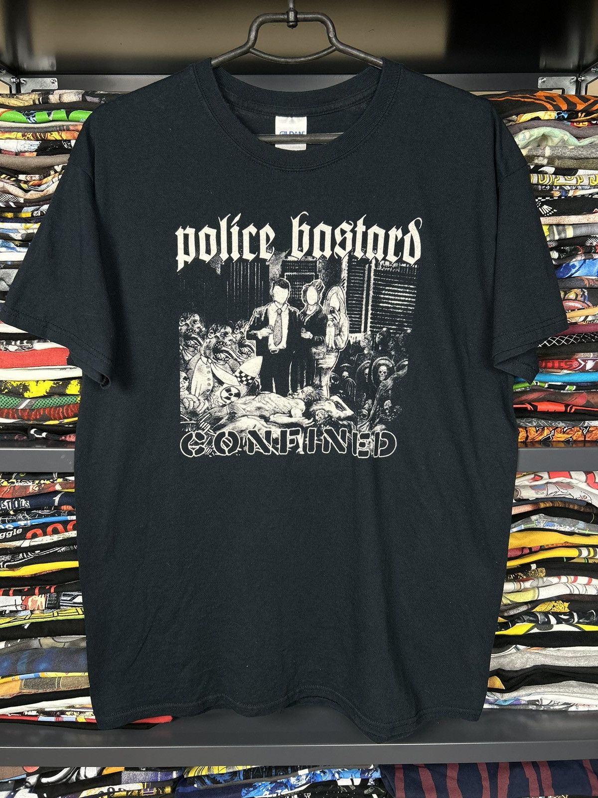 Band Tees × Vintage Vintage Band Doom Police Bastard T Shirt Confined Size US L / EU 52-54 / 3 - 1 Thumbnail