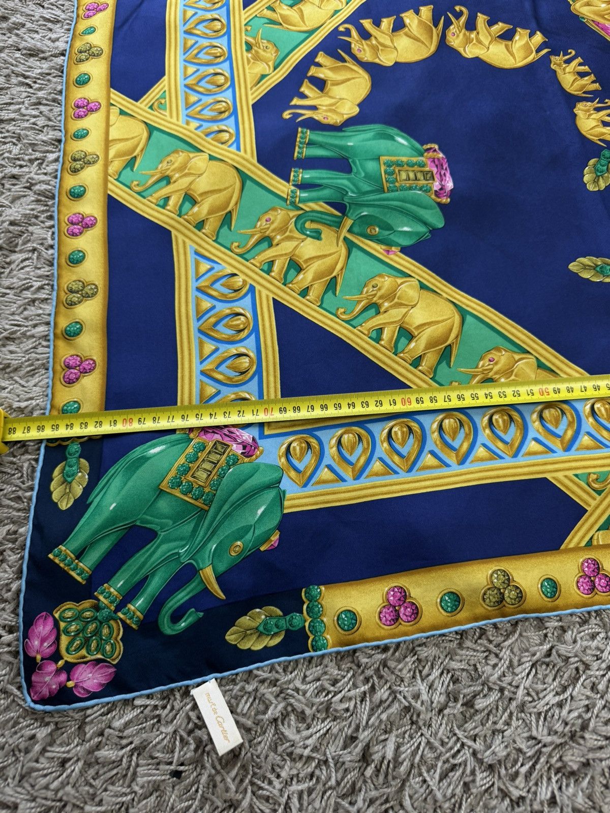 Cartier × Vintage Vintage Cartier silk scarf original luxury rare item Size ONE SIZE - 6 Thumbnail