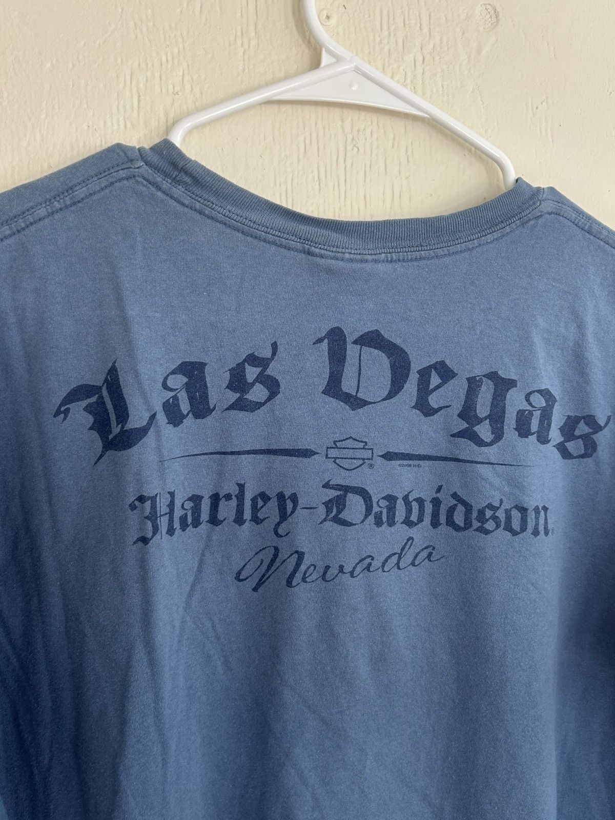 Harley Davidson Harley Davidson Jester Joker with Wings Blue Graphic T-shirt Size US L / EU 52-54 / 3 - 7 Thumbnail