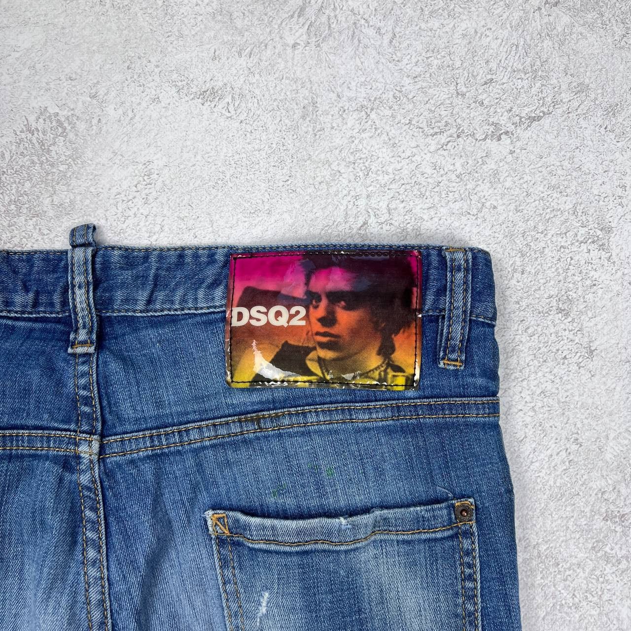 Dsquared2 DSQUARED2 Jeans Distressed Ripped Paint Splatter Slim Fit Size US 34 / EU 50 - 9 Thumbnail