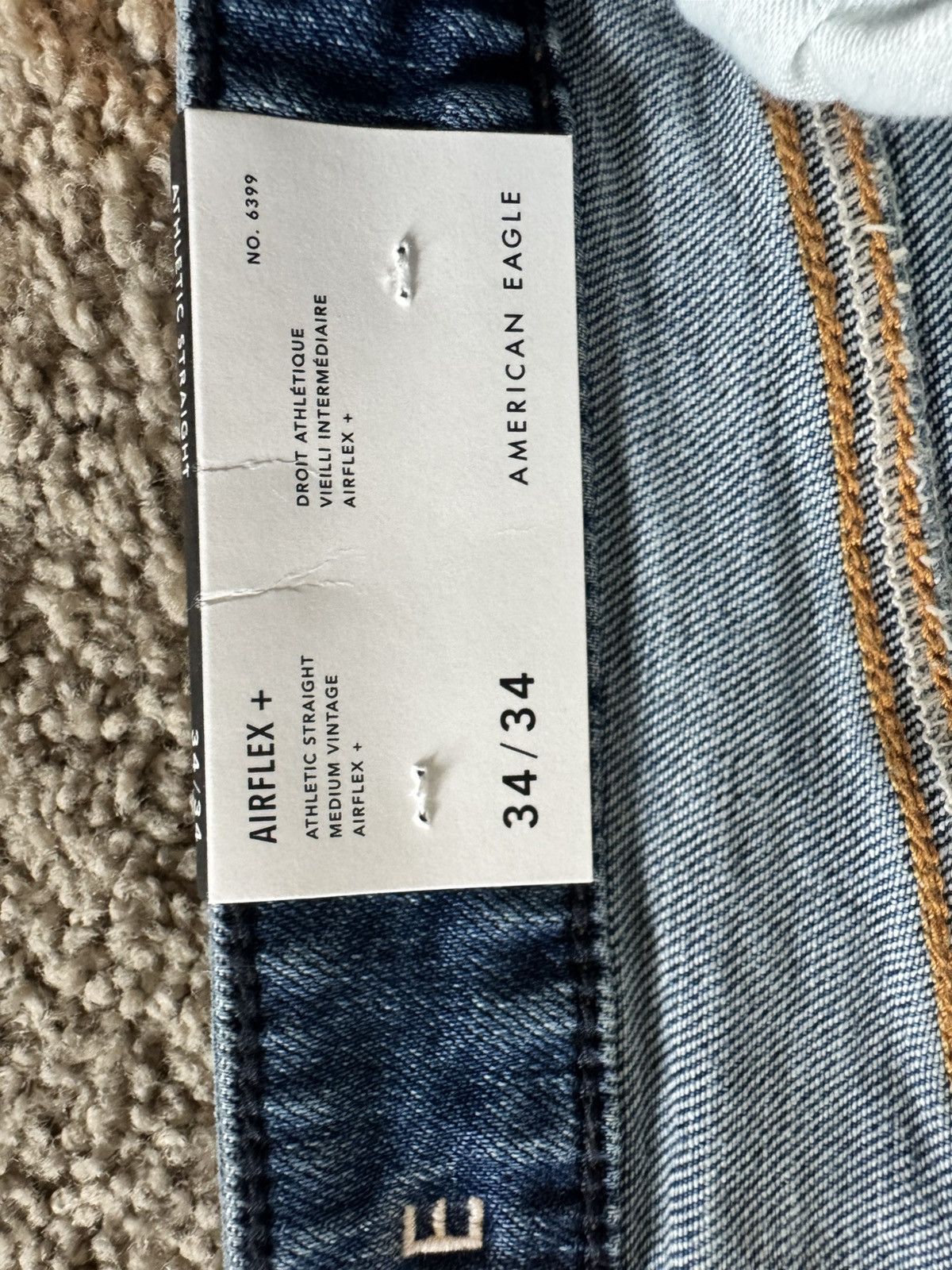 American Eagle Outfitters New American Eagle Athletic Straight 34x34 Size US 34 / EU 50 - 2 Thumbnail