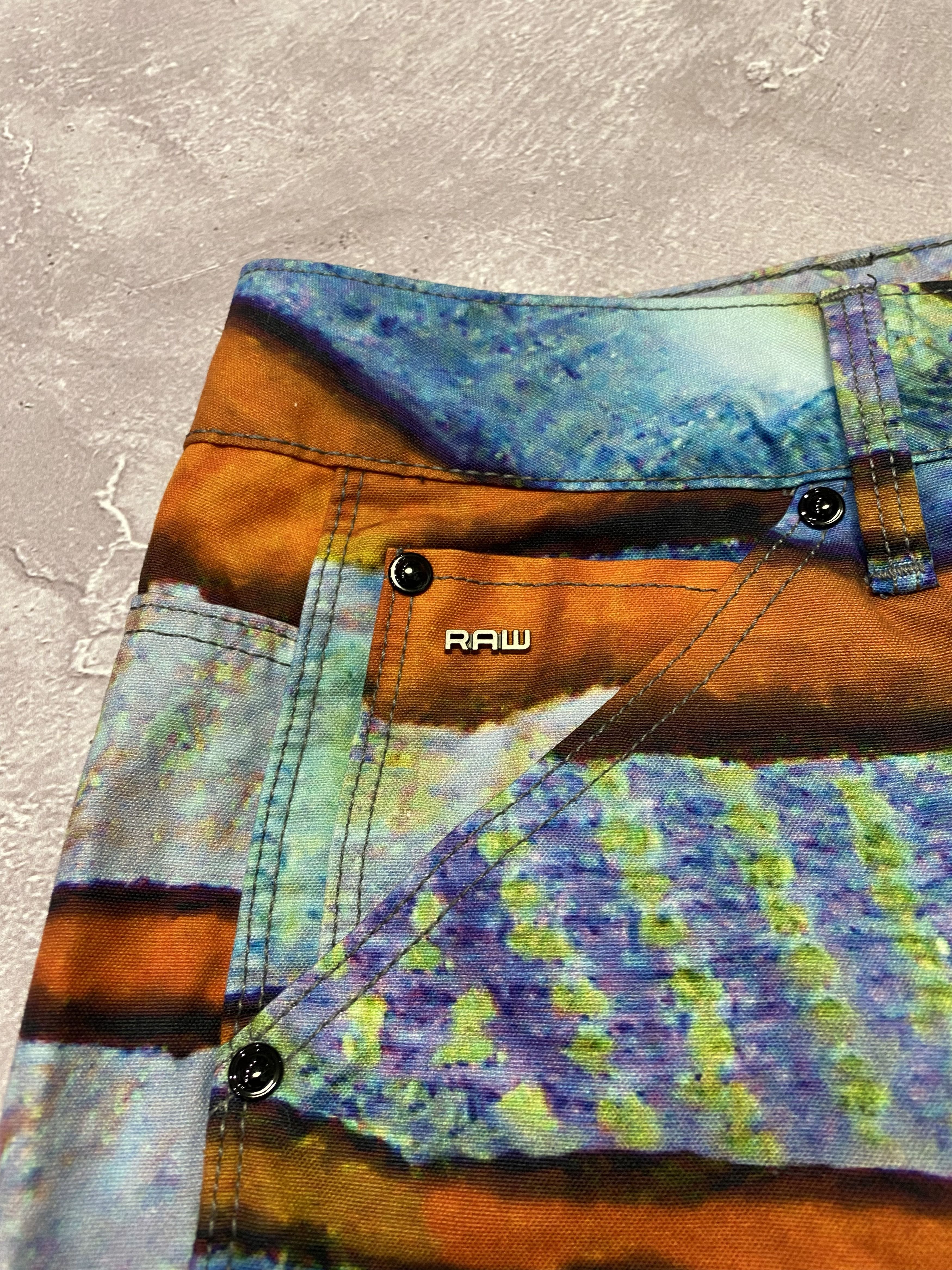 G-Star × Pharrell G-Star Raw Pharell Williams 3D Tapered Camo Pants Size US 32 / EU 48 - 6 Thumbnail