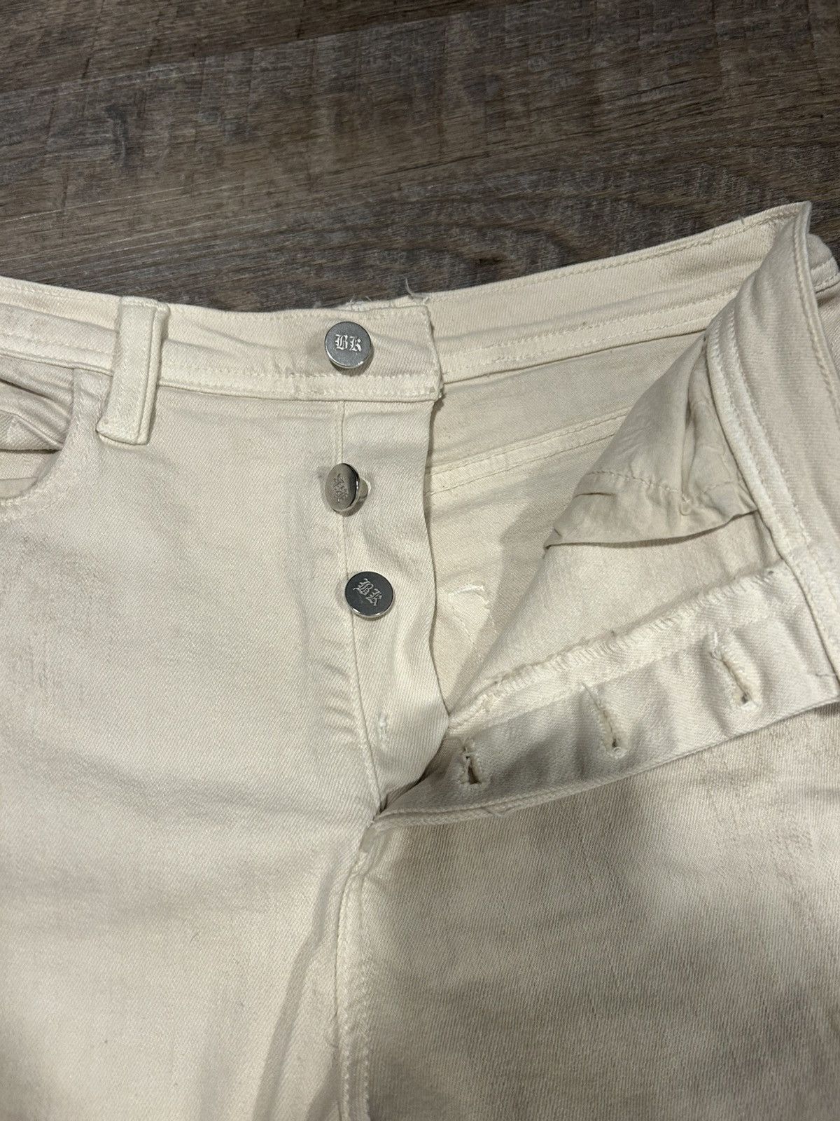 Bare Knuckles Bare Knuckles Collection Two Clay Wash Distressed Denim Size US 30 / EU 46 - 3 Thumbnail