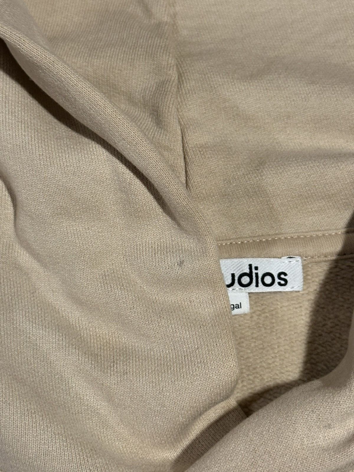 Acne Studios Acne Studios Beige Printed Logo Hoodie Size US XL / EU 56 / 4 - 7 Thumbnail