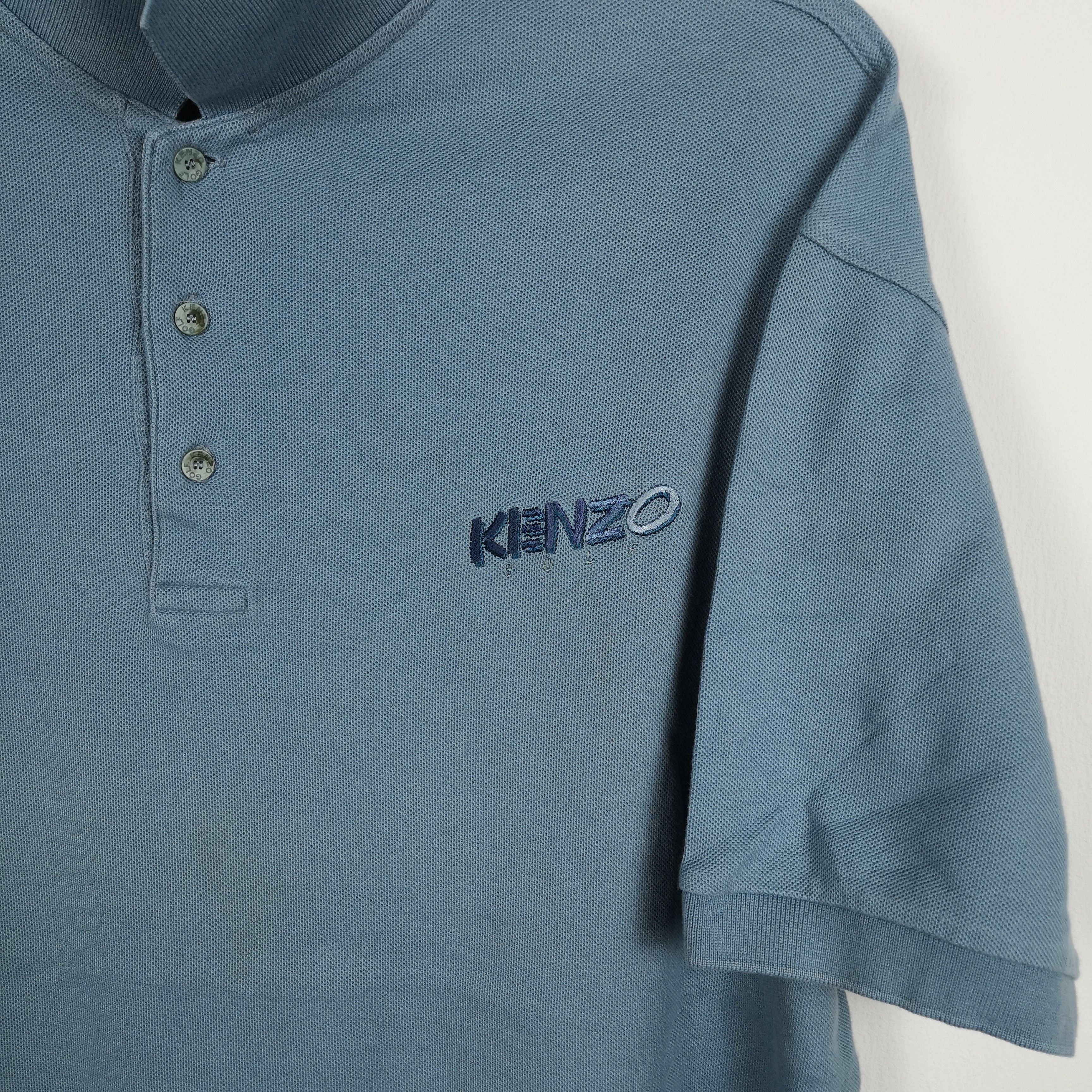 Kenzo Vintage 90s Kenzo Paris T-Shirt Kenzo Golf Polo's Tee Size US L / EU 52-54 / 3 - 3 Thumbnail