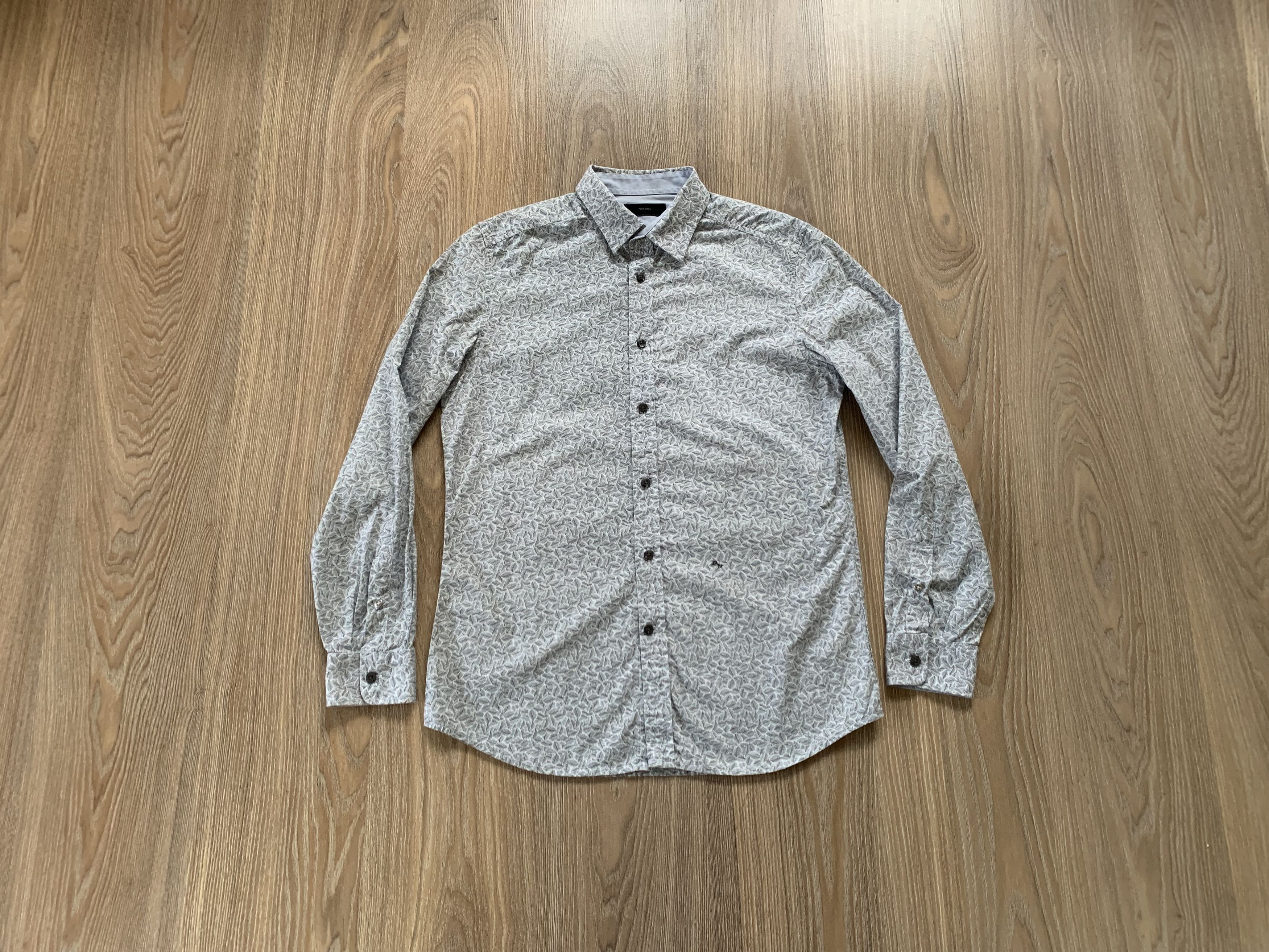 Diesel Diesel Patterned Grey Button Up Shirt Size US L / EU 52-54 / 3 - 1 Thumbnail