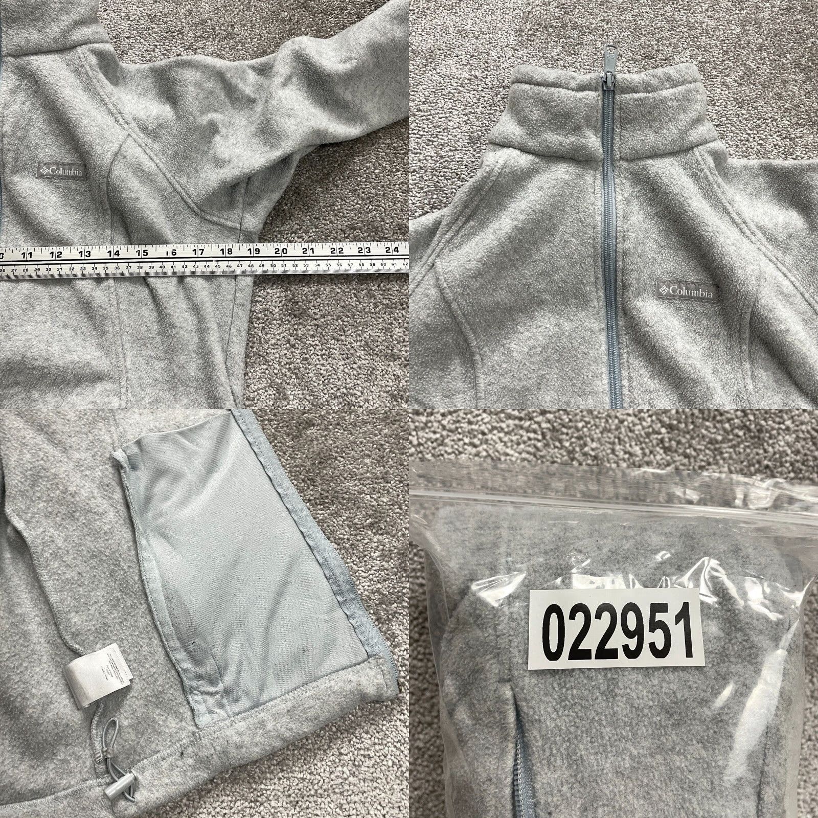 Vintage Columbia Jacket Womens Small Gray Fleece Benton Springs Full Zip Pockets Outdoor Size S / US 4 / IT 40 - 8 Thumbnail