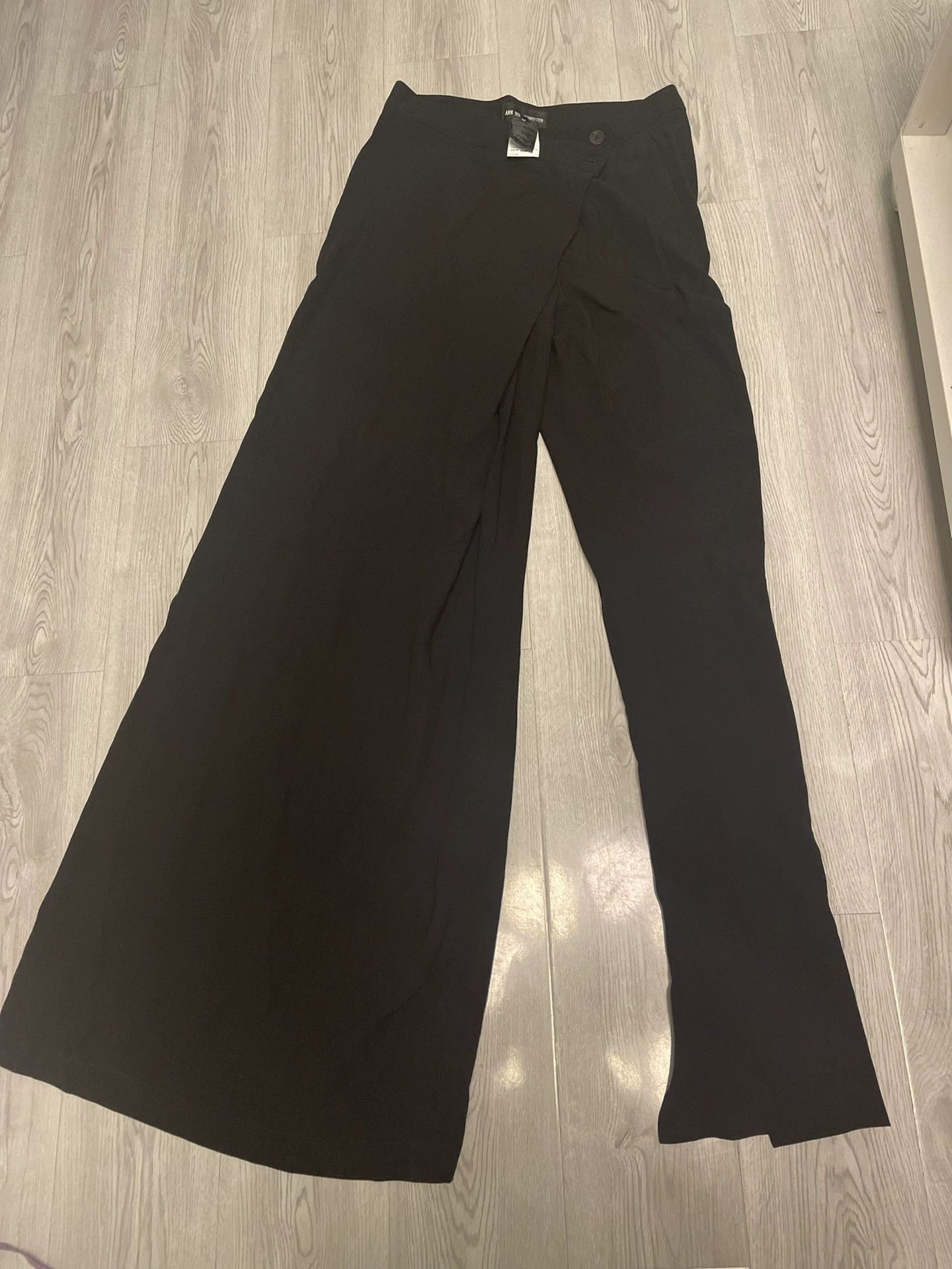 Ann Demeulemeester elegant wide-leg trousers by ann demeulemeester Size US 36 / EU 52 - 1 Thumbnail