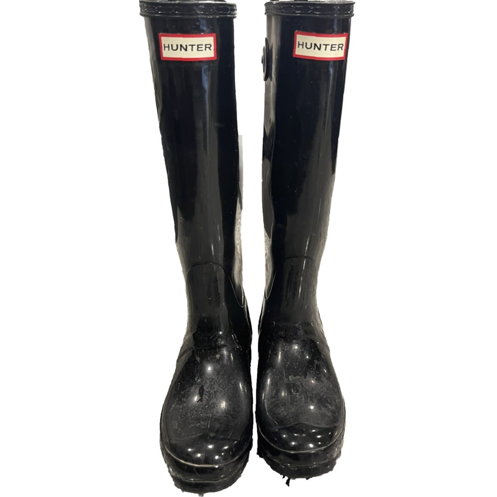 Hunter Hunter Women's Original Tall Gloss Rain Boots Size 6 Black Size US 6 / IT 36 - 4 Thumbnail