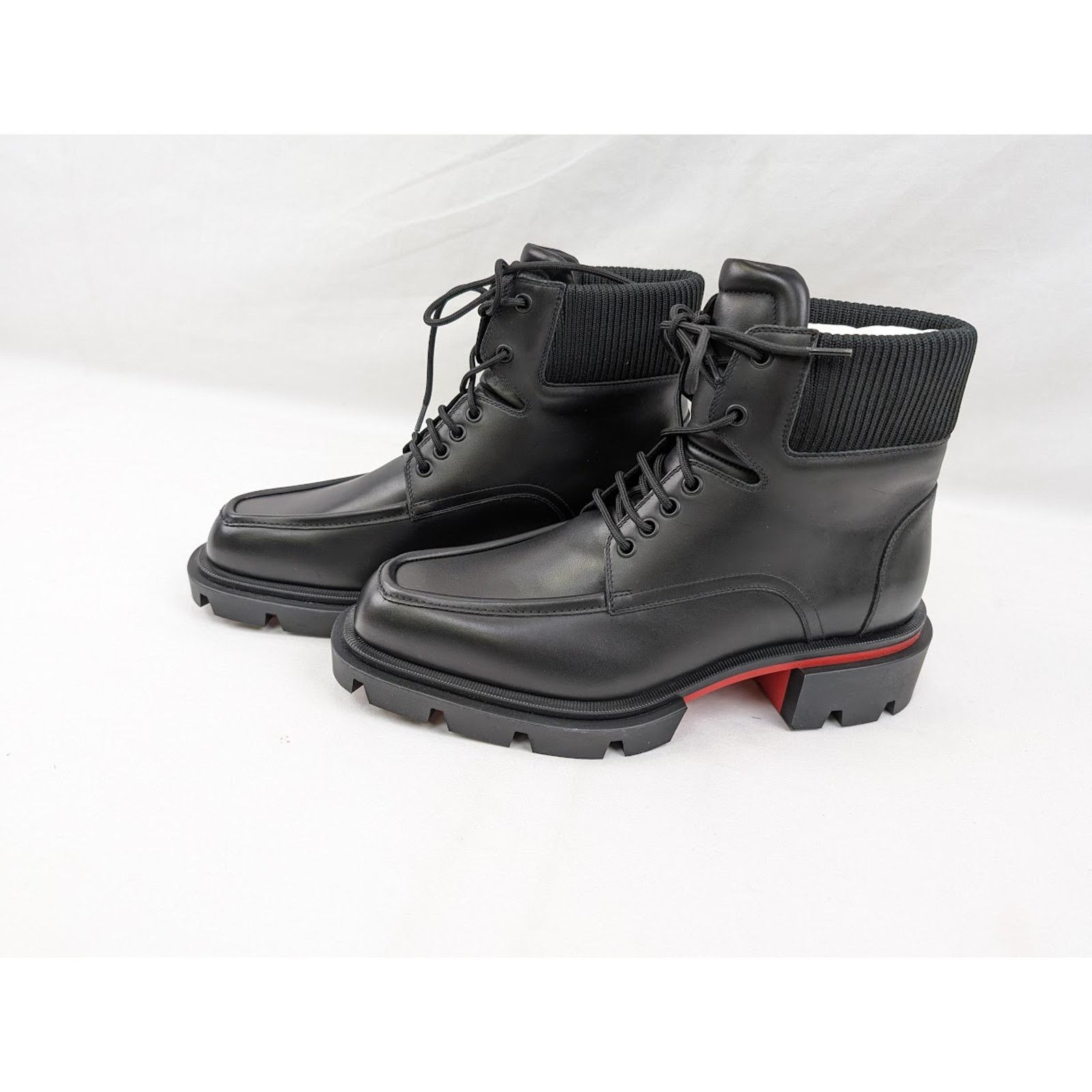Christian Louboutin o1rshd1 Our Walk Flat Boots in Black Size US 10.5 / EU 43-44 - 15 Thumbnail