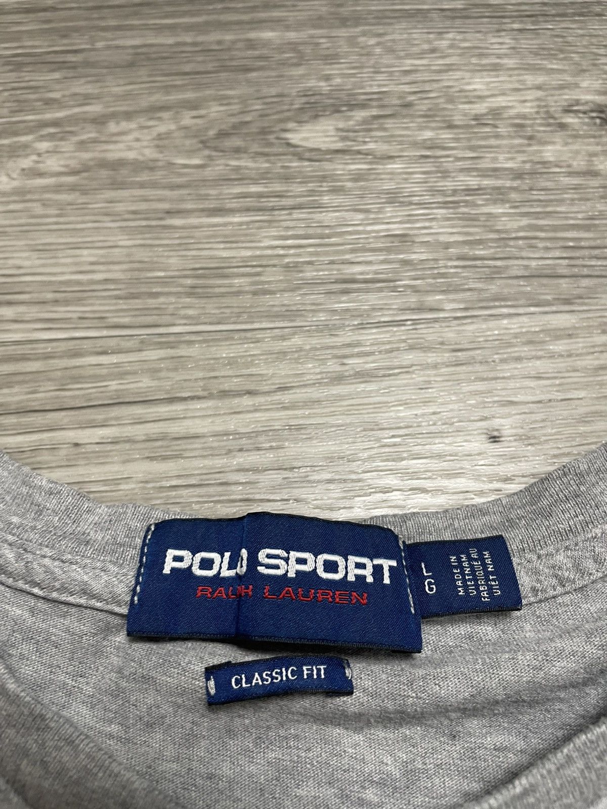 Polo Ralph Lauren Polo Sport By Ralph Lauren Gray T-Shirt Size US L / EU 52-54 / 3 - 10 Thumbnail