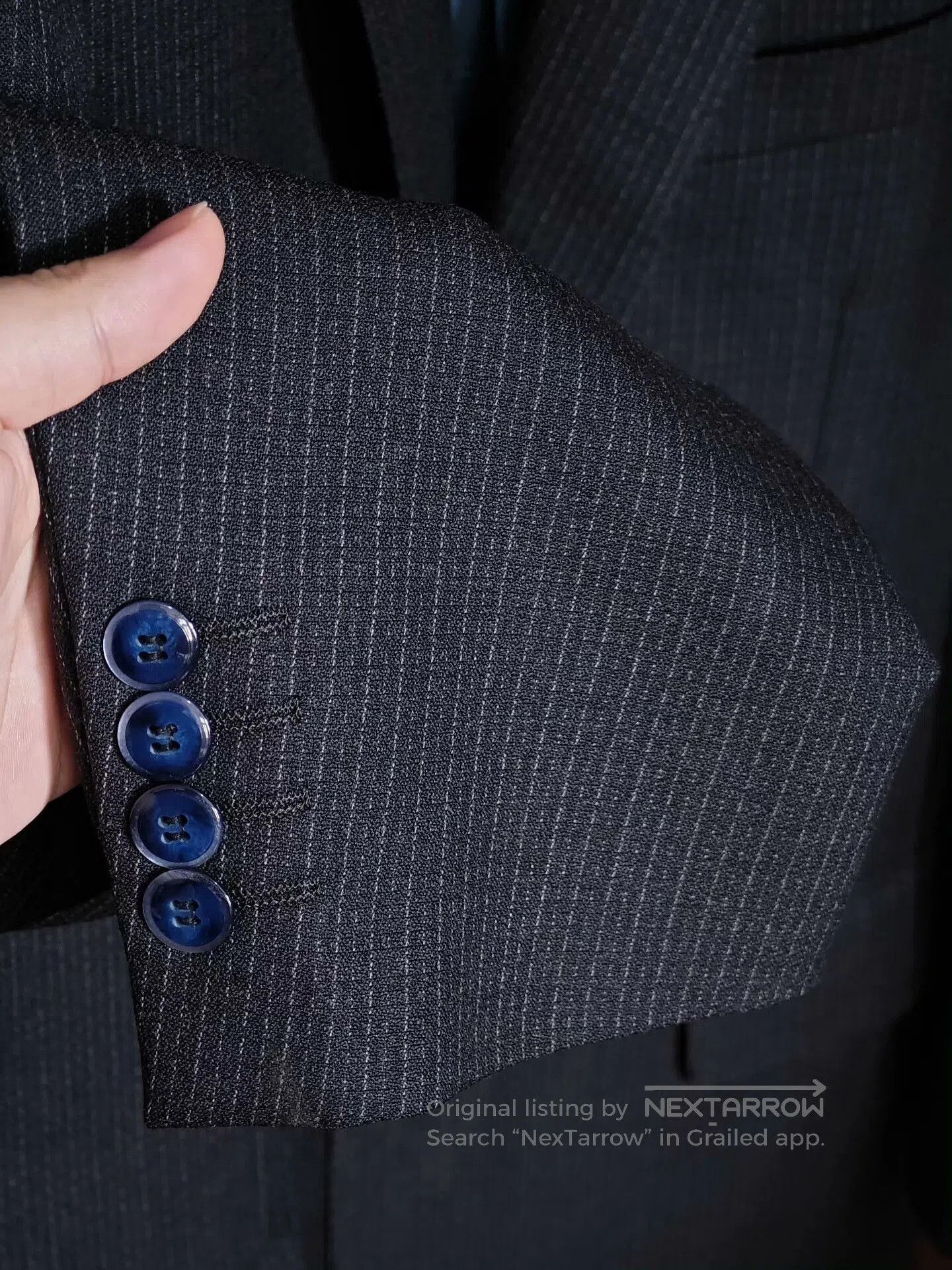 SCABAL Custom SCABAL Gray Wool Suit Jacket. Size US XL / EU 56 / 4 - 4 Thumbnail