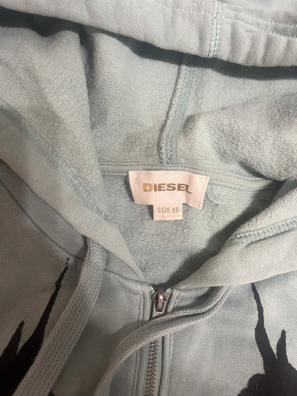 Diesel × Vintage Diesel vintage big logo Y2K track jacket Size XS / US 0-2 / IT 36-38 - 3 Thumbnail