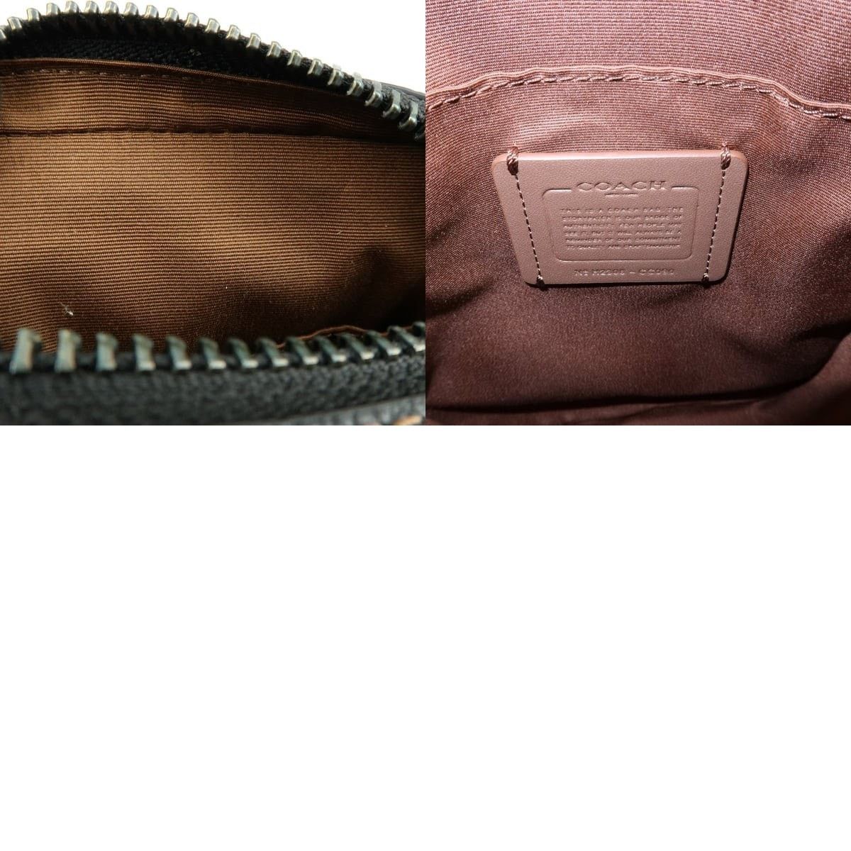 Coach Coach Signature Coated Canvas Crossbody Bag Tan Size ONE SIZE - 8 Thumbnail