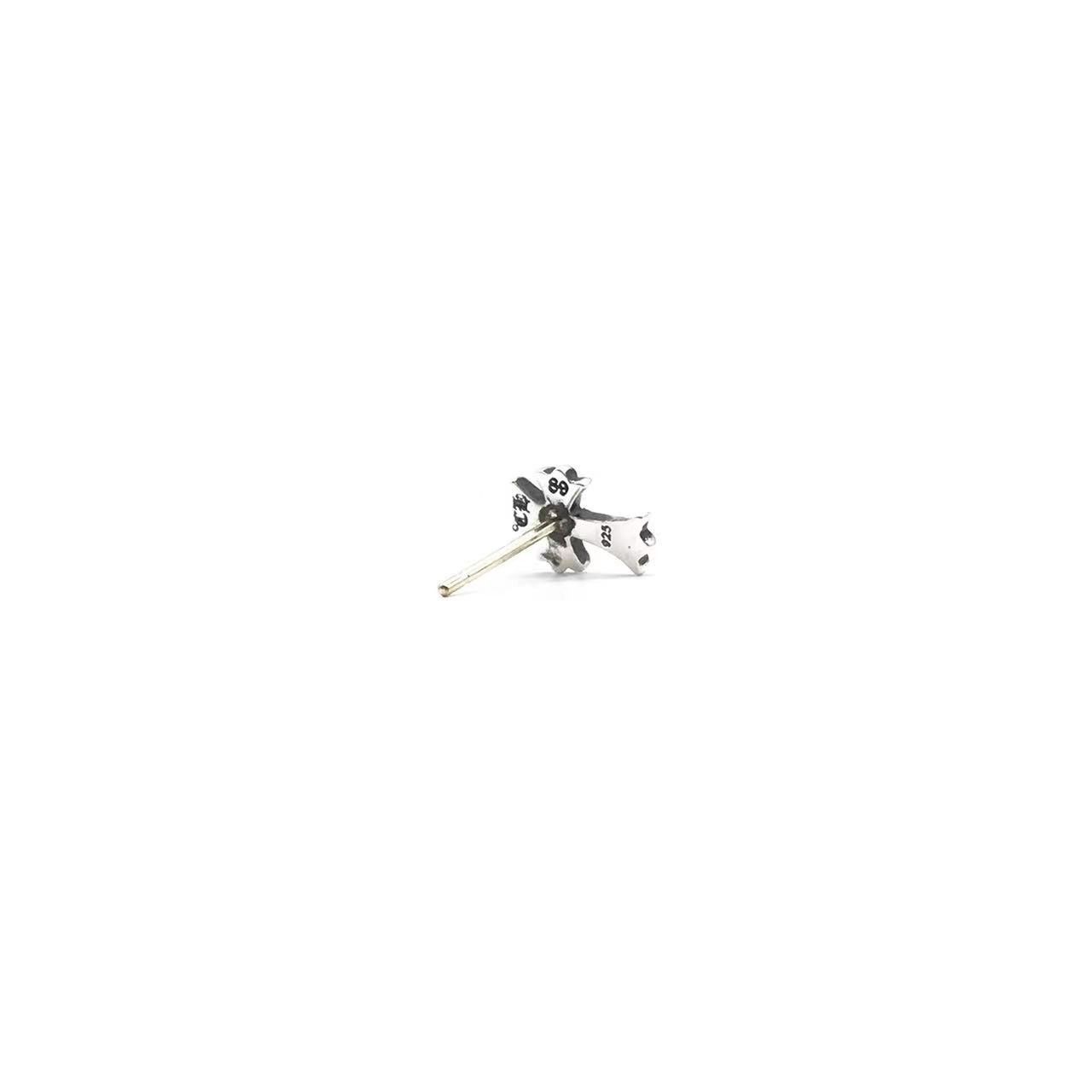 Chrome Hearts Chrome Hearts Silver Diamonds Cross Earring Ear Stud Size ONE SIZE - 3 Thumbnail