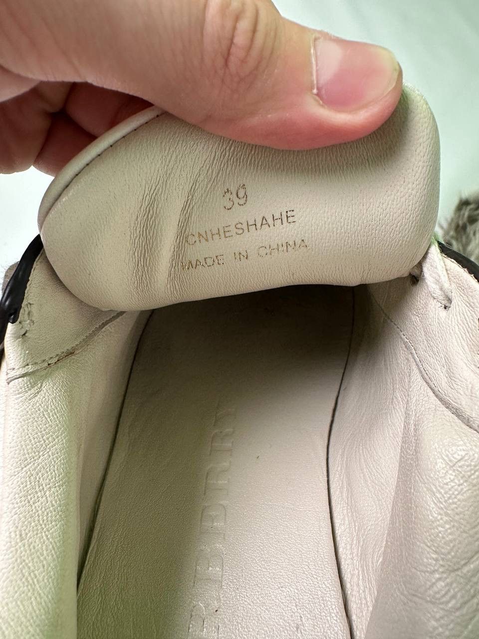 Burberry × Vintage Vintage Burberry leather Shoes Luxury Size US 6 / EU 39 - 9 Thumbnail