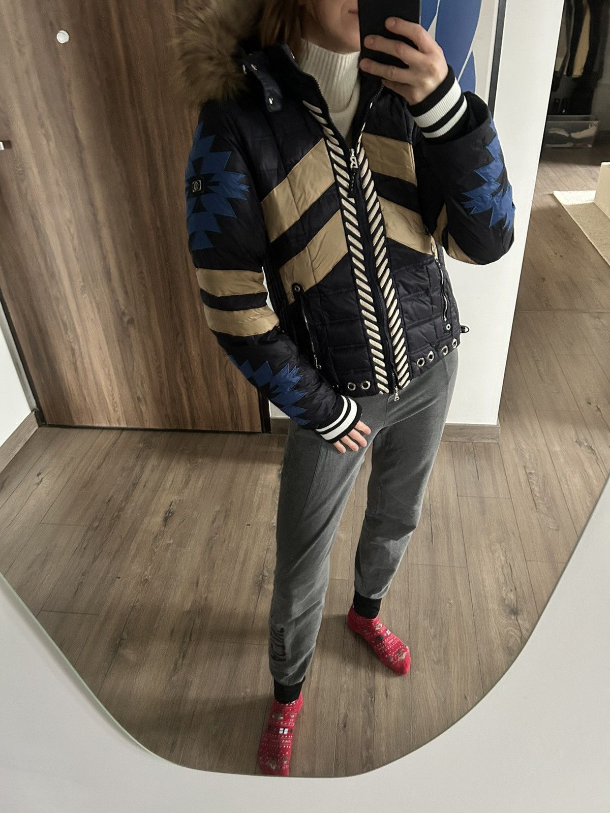 Bogner Bogner ski jacket blue aztec S-M Size M / US 6-8 / IT 42-44 - 19 Thumbnail