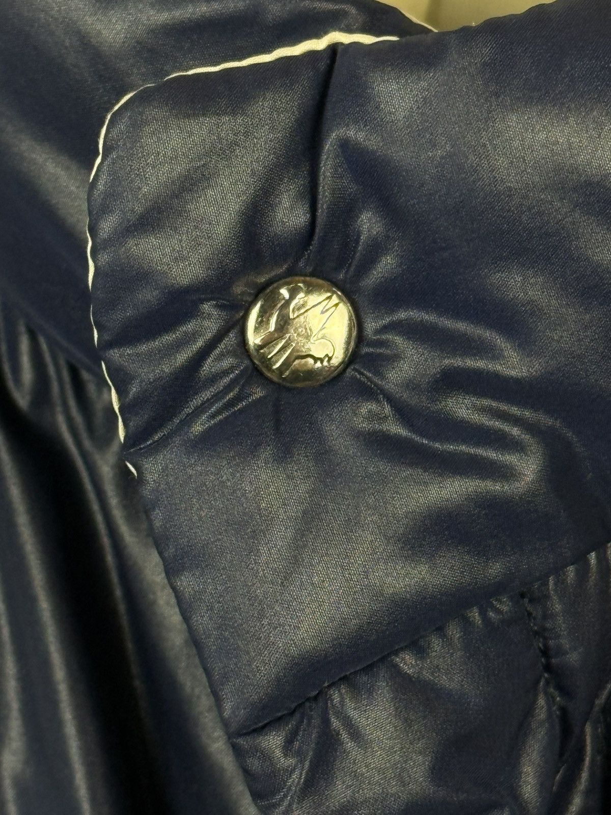 Moncler 70s Vintage Moncler Puffer Down Jacket Blue Size ~M Size US M / EU 48-50 / 2 - 10 Thumbnail
