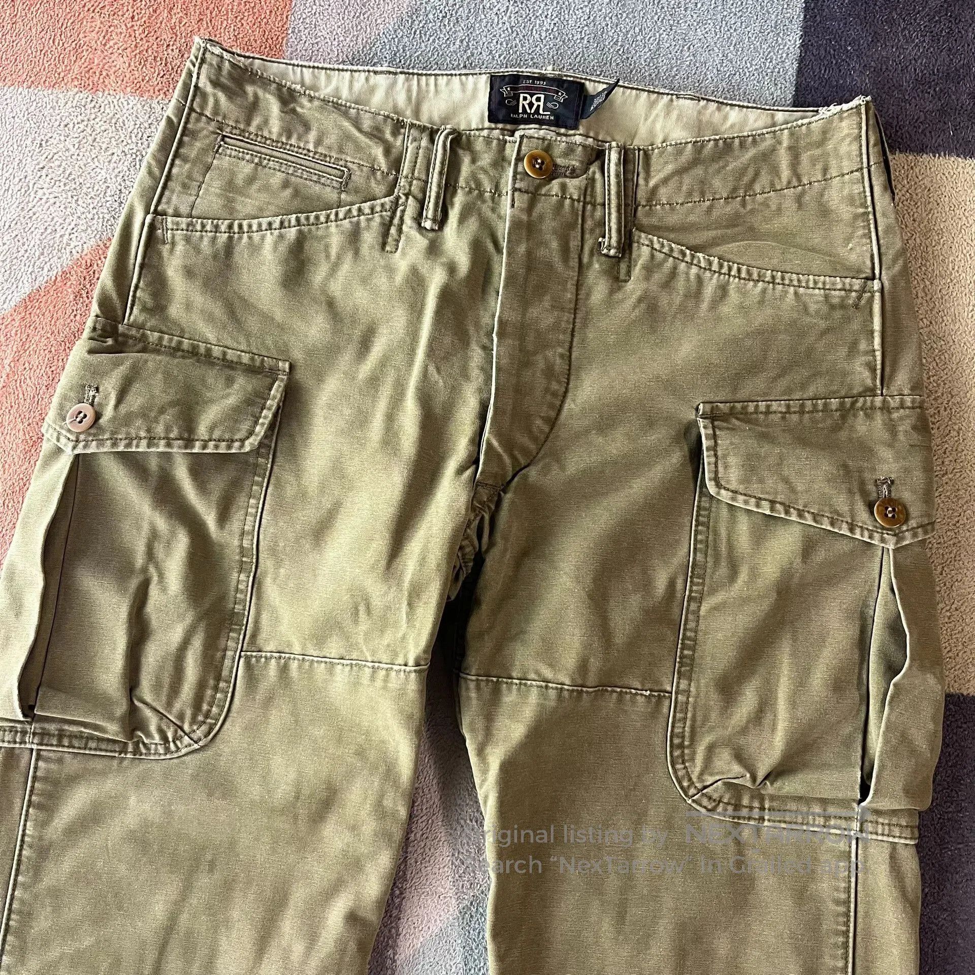 RRL Ralph Lauren RRL Military Cargo Work Pants. Size US 32 / EU 48 - 3 Thumbnail