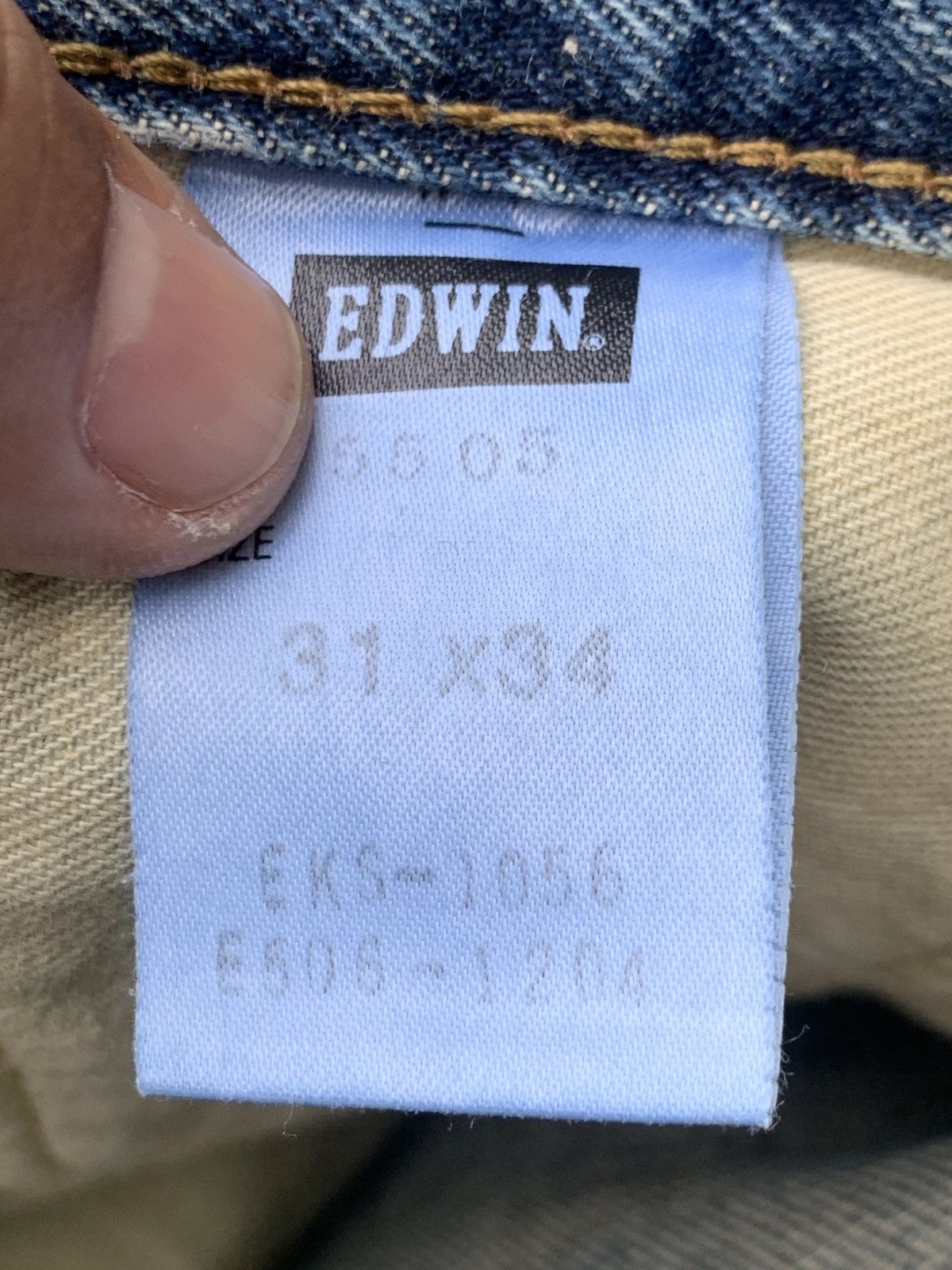 Edwin Vintage Edwin 505X selvedge.made in Japan 🇯🇵. Size US 31 - 4 Thumbnail