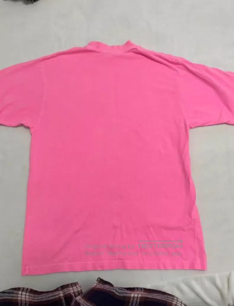 Balenciaga Balenciaga Pink Pattern Printed T-Shirt Size US XXS / EU 40 - 4 Thumbnail