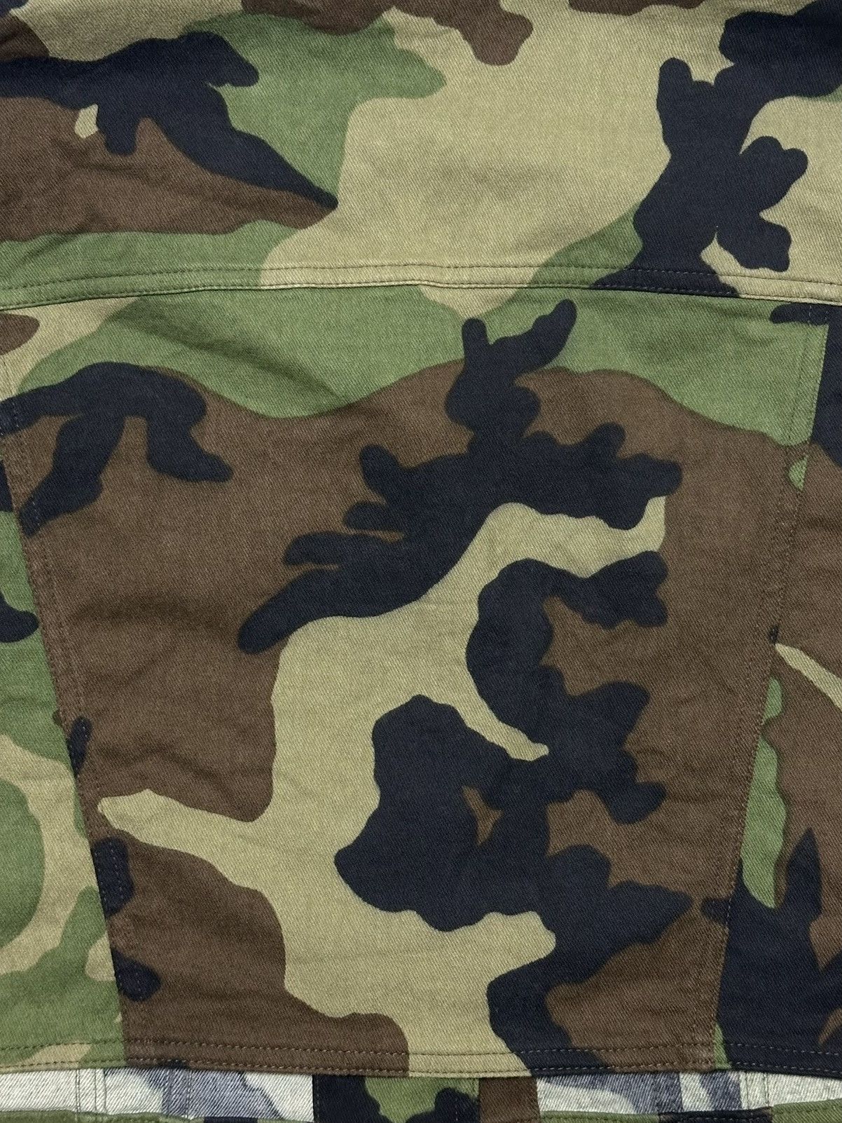 Dior CHRISTIAN DIOR Spring Summer 2001 Camouflage Cropped Jacket Size M / US 6-8 / IT 42-44 - 4 Thumbnail