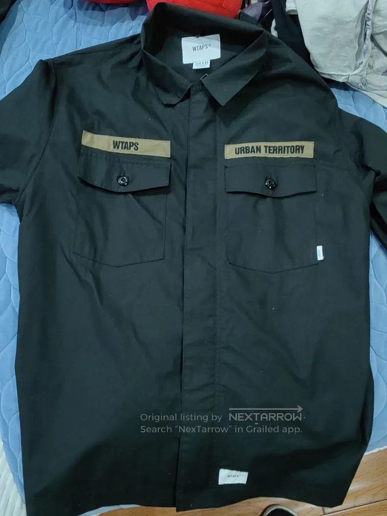 Wtaps Wtaps Double pocket zipper shirt coat black Size US L / EU 52-54 / 3 - 1 Thumbnail