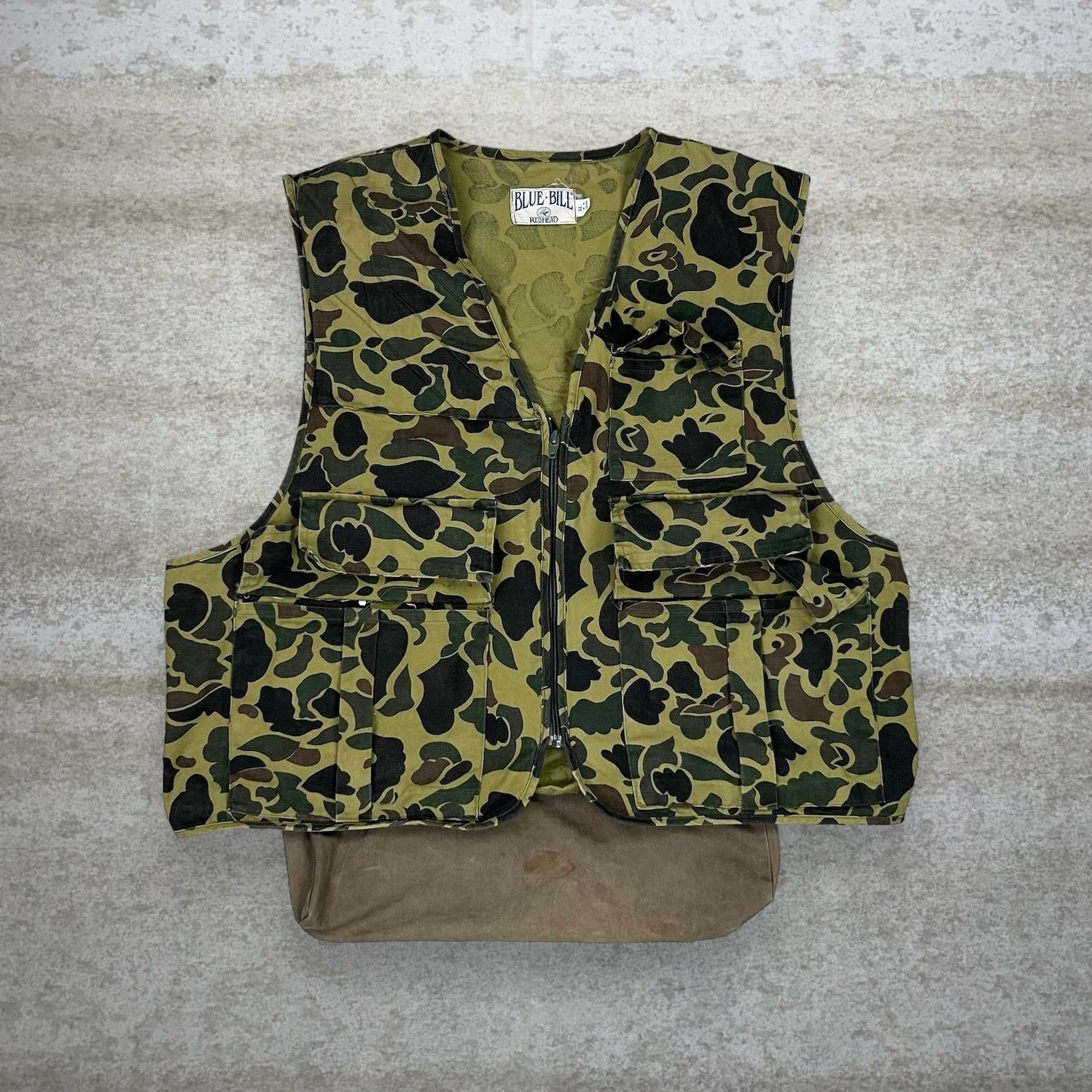 Redhead Vintage 90s Redhead Duck Hunting Camo Vest XL Full Zip Size US XL / EU 56 / 4 - 1 Thumbnail