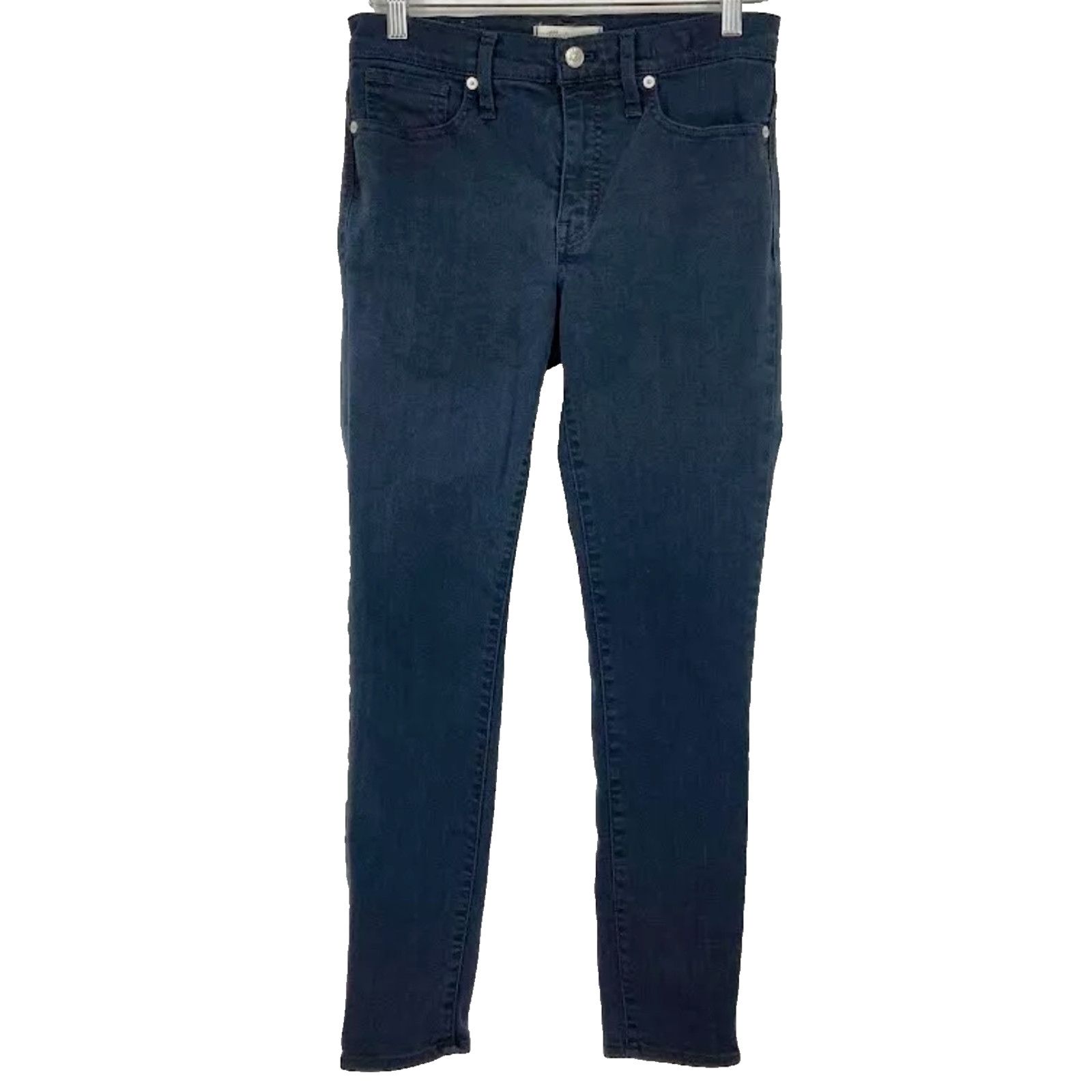 Madewell Madewell Lumar Black Ankle Mid Rise Skinny Jeans Size 25 9” Size 25" / US 0 / IT 36 - 1 Thumbnail