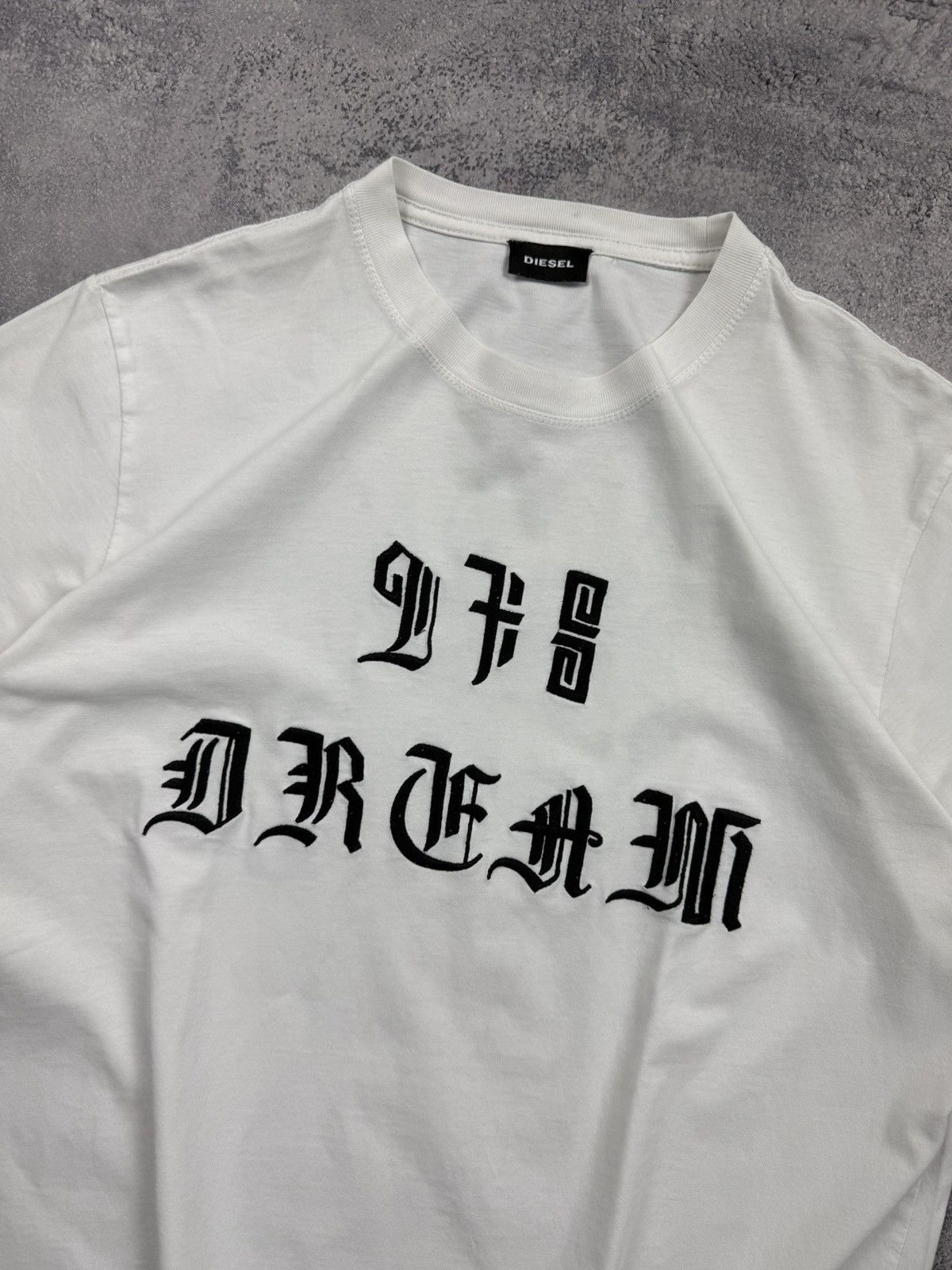 Diesel Vintage Diesel Big Logo T-Shirt White Tee Streetwear Hype Size US M / EU 48-50 / 2 - 9 Thumbnail