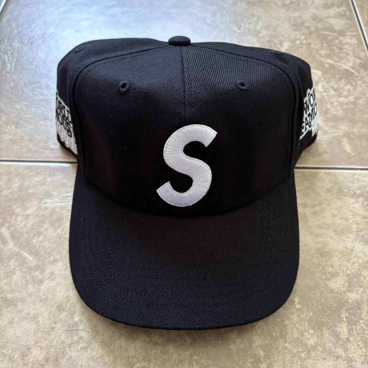 Supreme Supreme World Famous S Logo 6-Panel Hat Size ONE SIZE - 4 Thumbnail