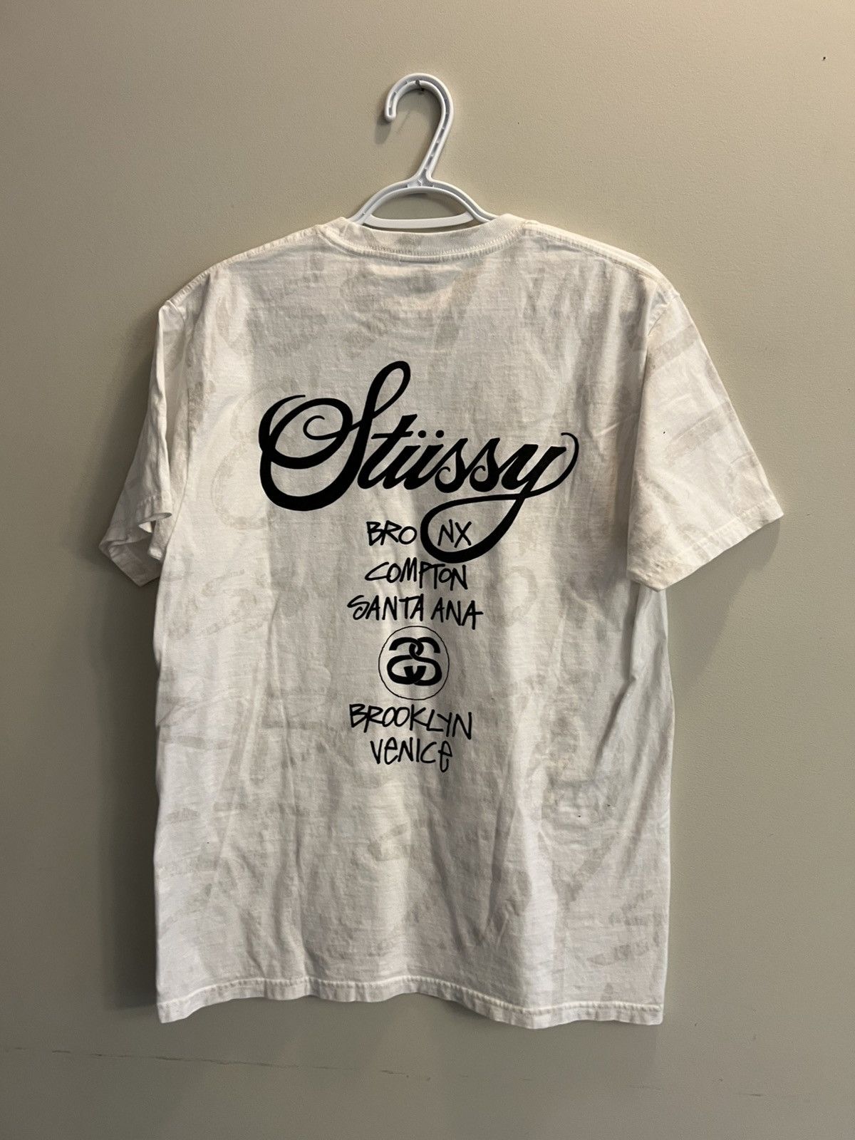 Stussy × Vintage Stussy World Tour Shirt Rare Size US M / EU 48-50 / 2 - 2 Thumbnail