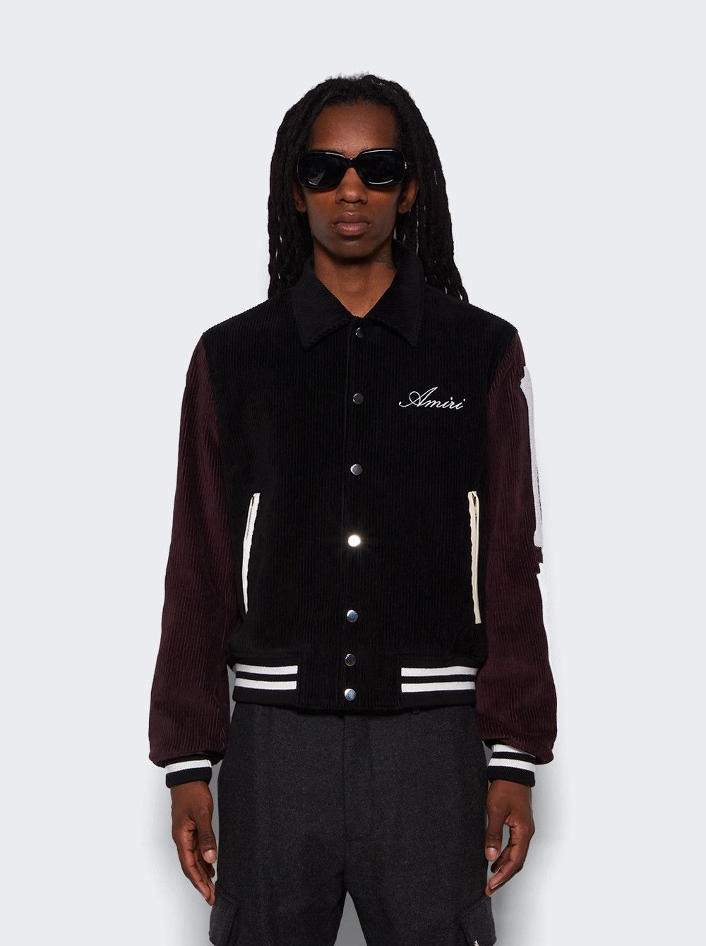 Amiri o1mle0426 Corduroy Bones Varsity Jacket in Multicolor Size US M / EU 48-50 / 2 - 3 Thumbnail