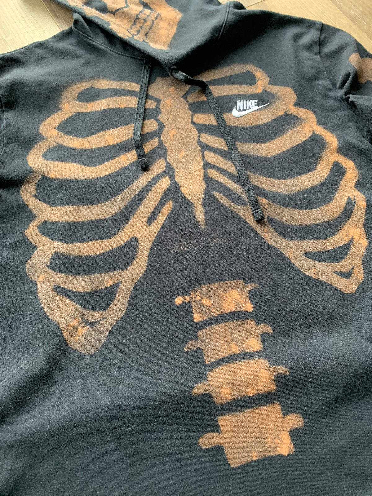 Nike Vintage Nike Skeleton big logo hoodie Size US M / EU 48-50 / 2 - 5 Thumbnail
