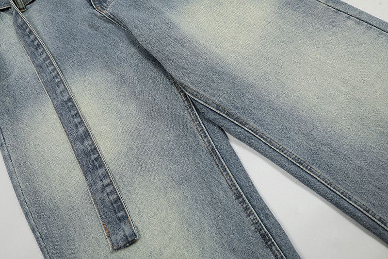 Vintage Men's American high street Vibe casual belted jeans Size US 32 / EU 48 - 4 Thumbnail