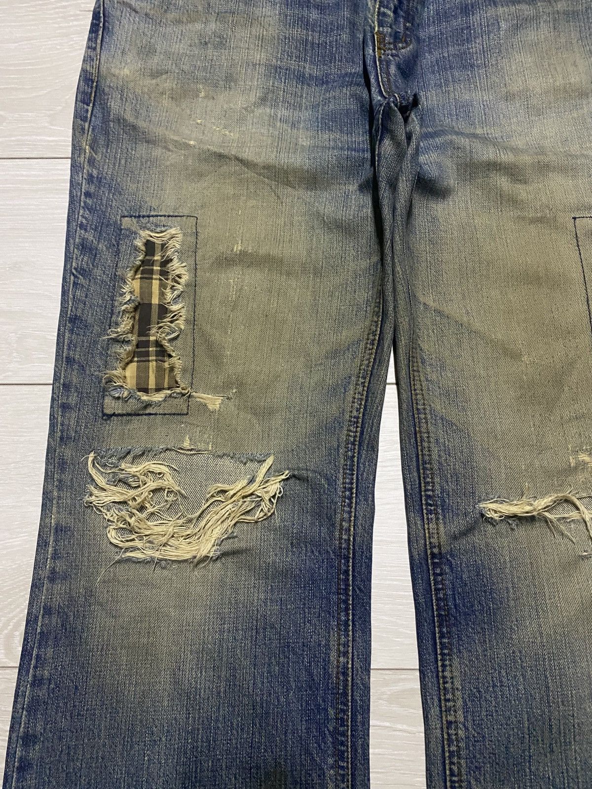 Japanese Brand Vintage Japanese Brand Beach Sound Distressed Baggy Jeans Size US 36 / EU 52 - 7 Thumbnail