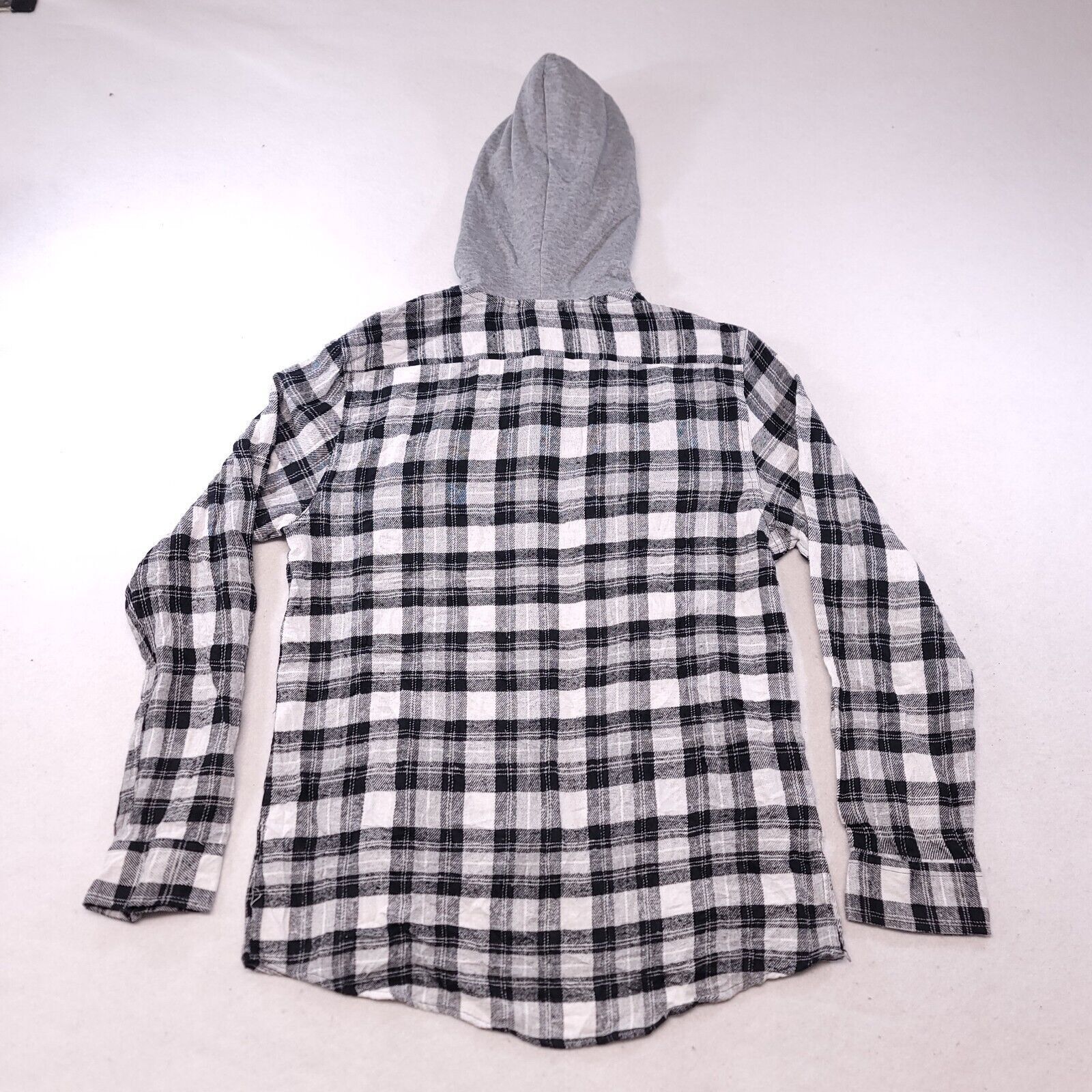 Blue Gear Blue Gear Long Sleeve Hoodie Mens Size Large L Black Plaid Size US L / EU 52-54 / 3 - 10 Thumbnail