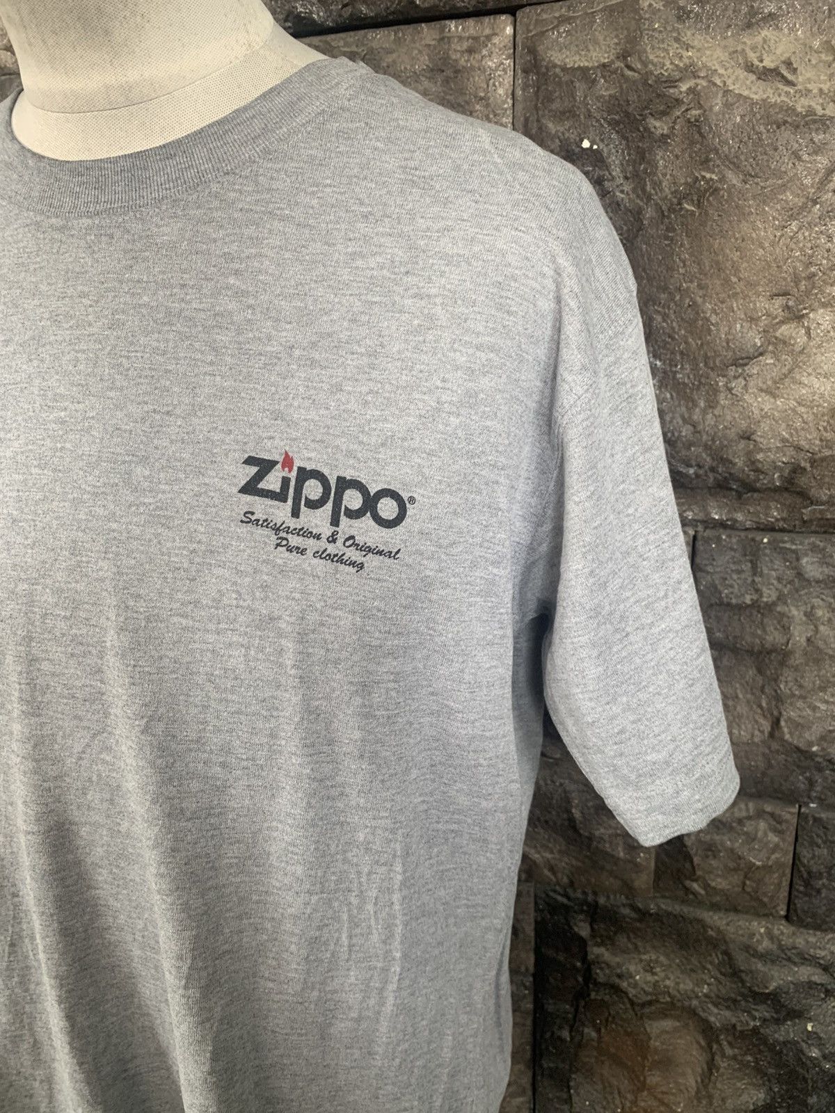 Zippo Vintage Zippo Metal Lighter Brand T shirt Size US L / EU 52-54 / 3 - 4 Thumbnail