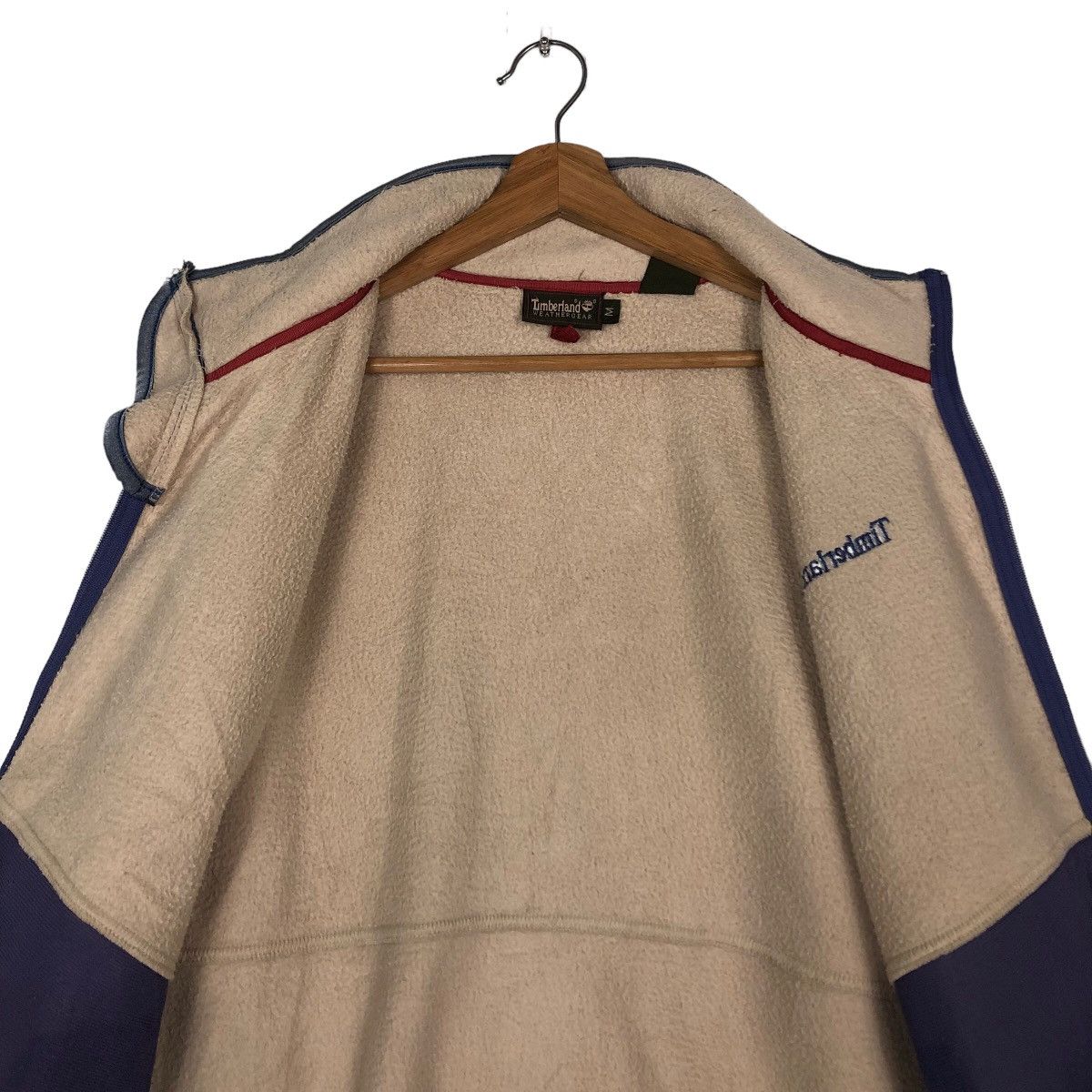 Japanese Brand 🔥Vintage Bomber Fleece Jacket Timberland Size US M / EU 48-50 / 2 - 14 Thumbnail