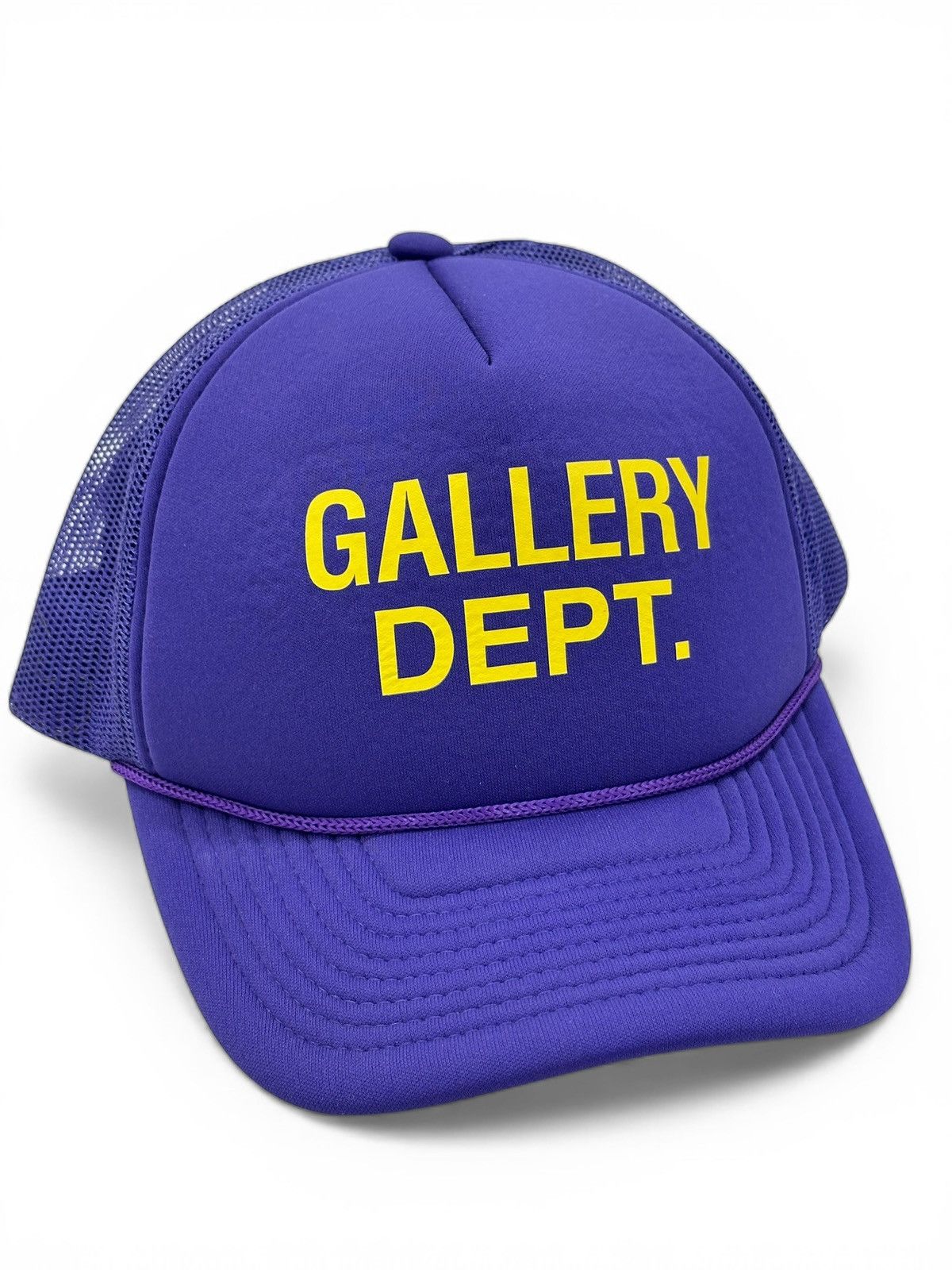 Gallery Dept. Gallery Dept. Purple Yellow Trucker Hat Size ONE SIZE - 1 Thumbnail