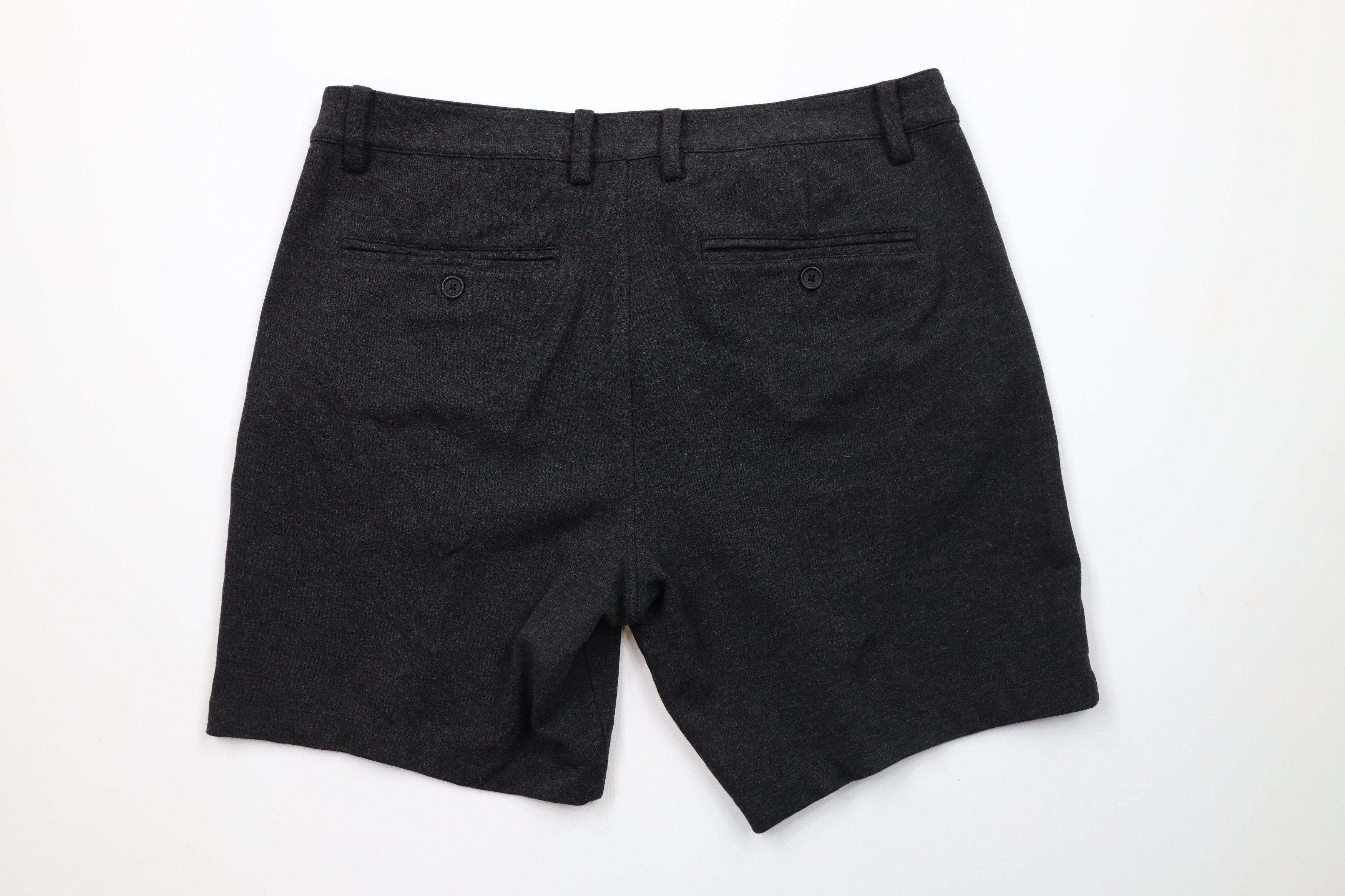 Kit and Ace × Vintage Kit & Ace Front Above Knee Jersey Knit Shorts Charcoal Gray Size US 32 / EU 48 - 9 Thumbnail