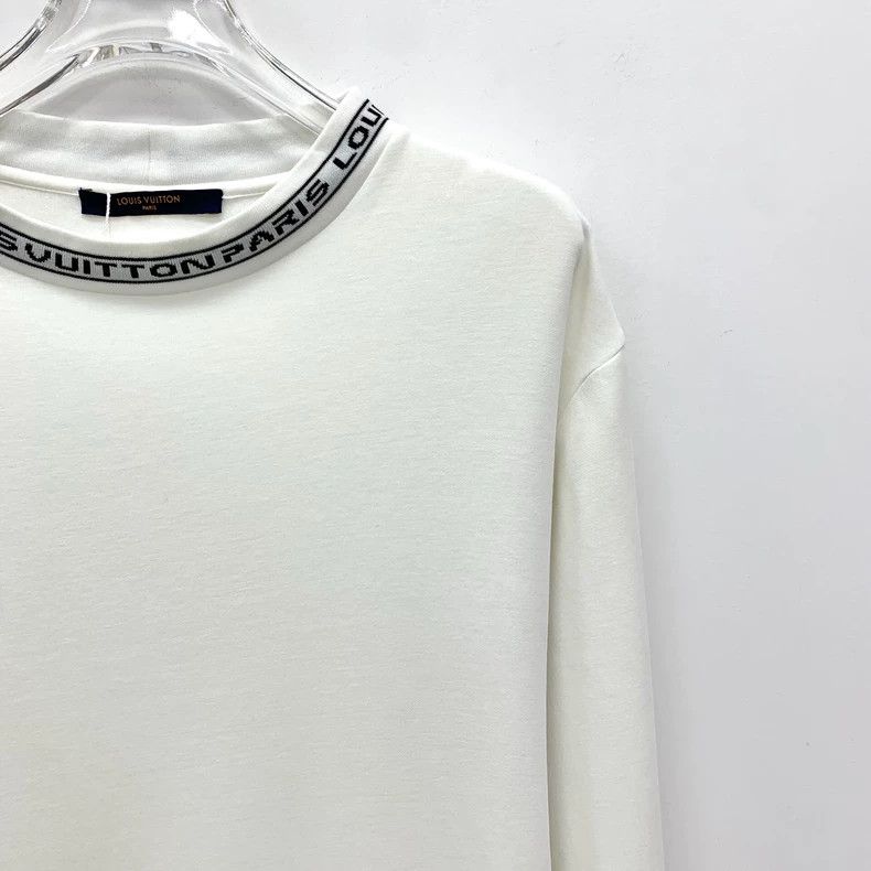 Louis Vuitton Louis Vuitton Cotton crewneck long sleeve T-shirt with whi Size US M / EU 48-50 / 2 - 3 Thumbnail