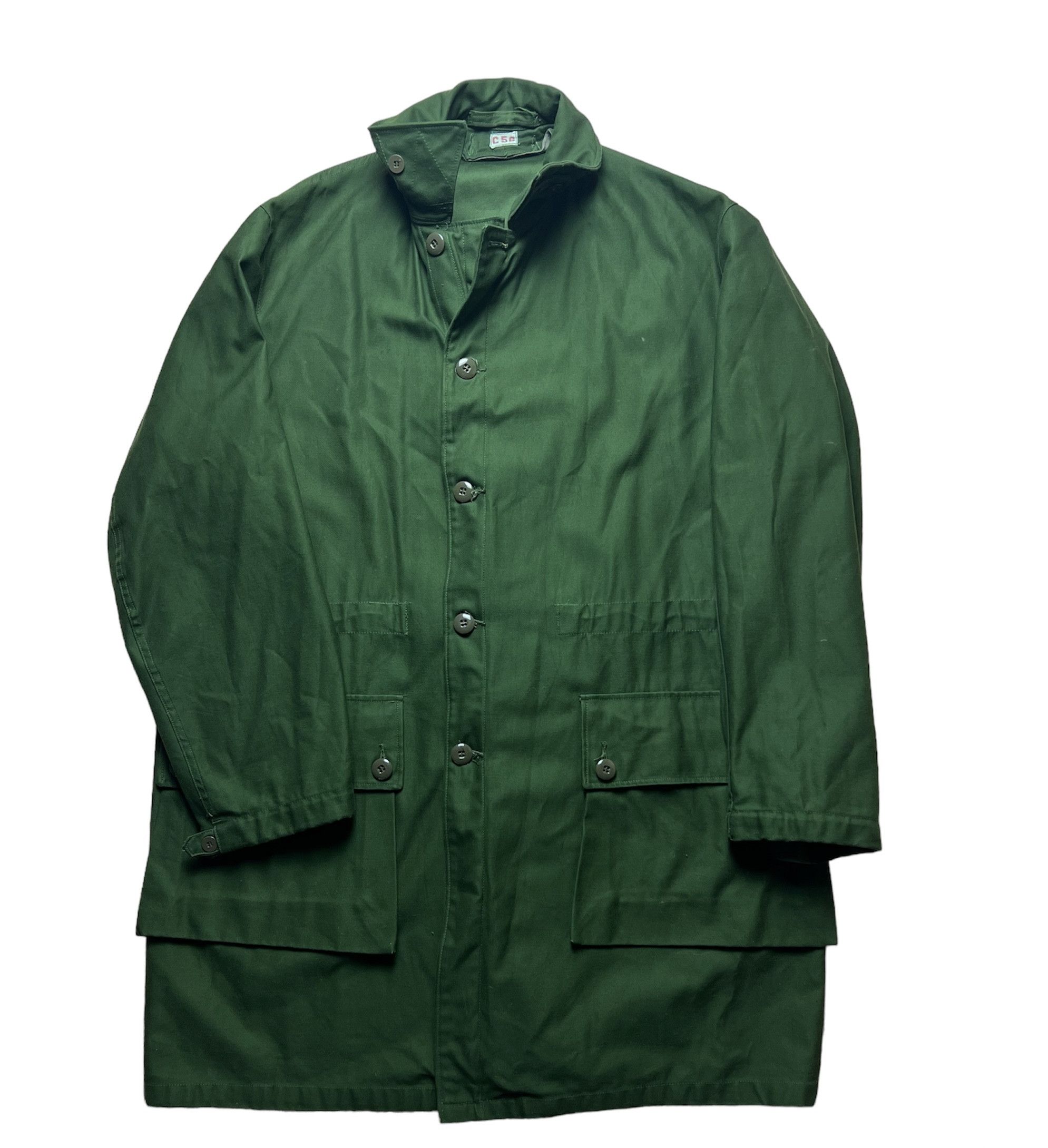 image of Army Military C56 Coat Jacket in Grey, Men's (Size XL)