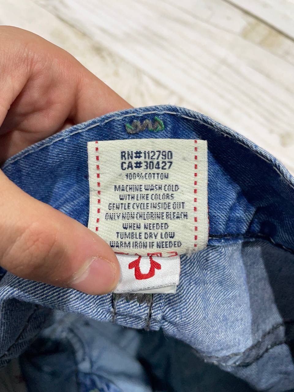 Japanese Brand Vintage True Religion Ricky Super Denim Jeans Baggy Size US 36 / EU 52 - 9 Thumbnail