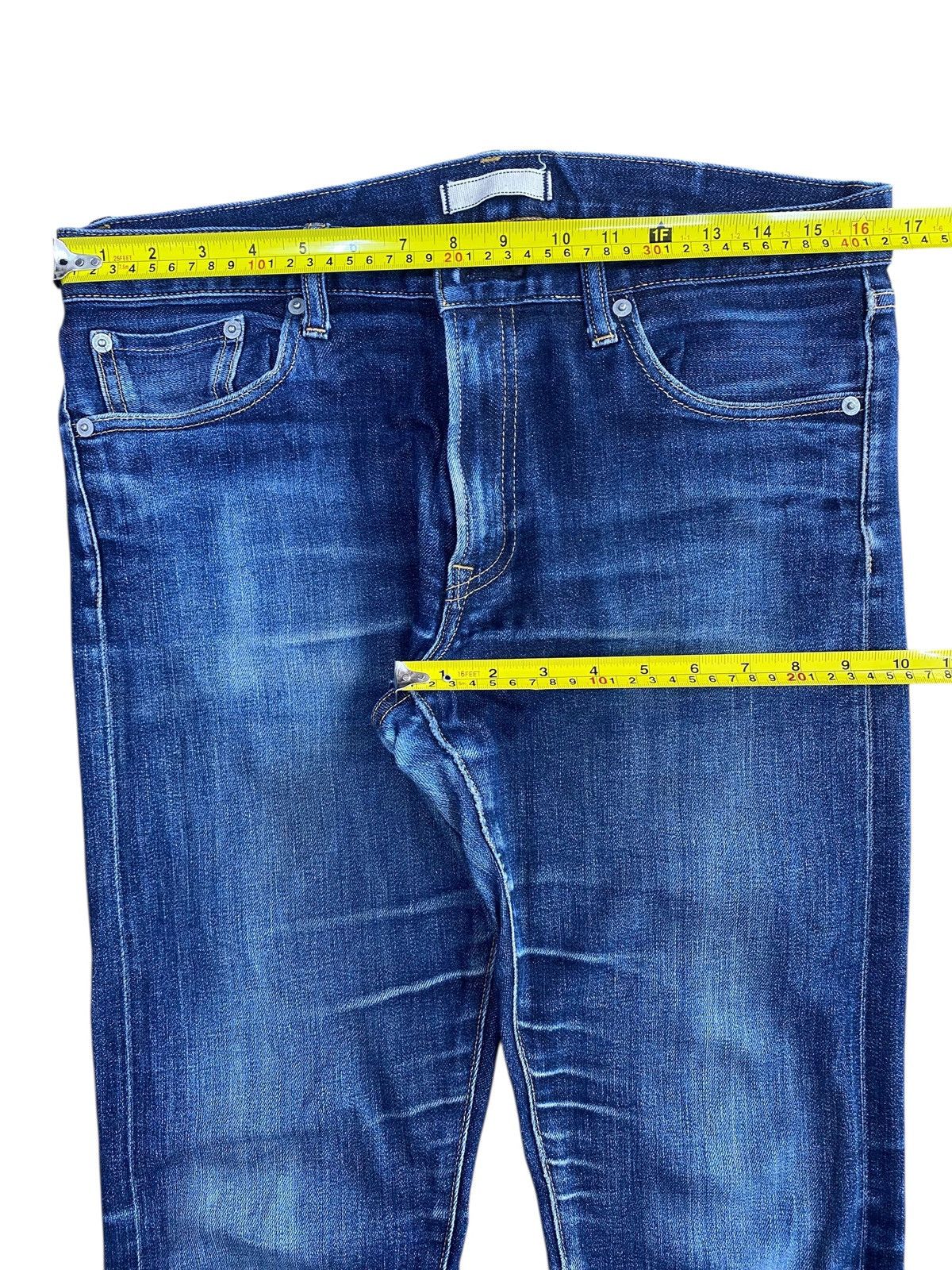 Uniqlo Uniqlo X Selvedge Whiskers Style Ripped Jeans Size US 33 - 5 Thumbnail