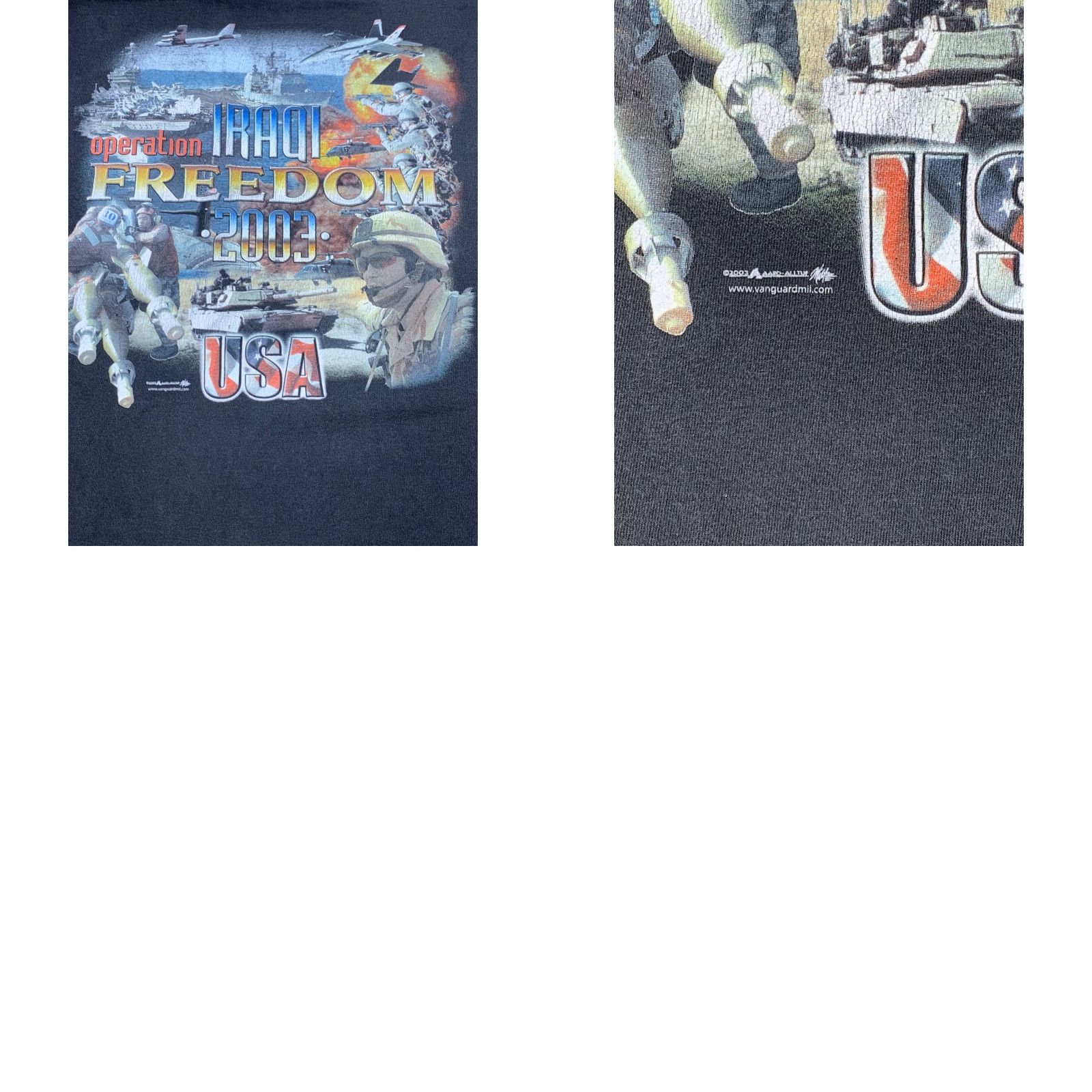 Delta VINTAGE Operation Iraqi freedom Shirt Mens L Black Military USA T-Shirt 2003 Men Black Military USA Size US L / EU 52-54 / 3 - 8 Thumbnail