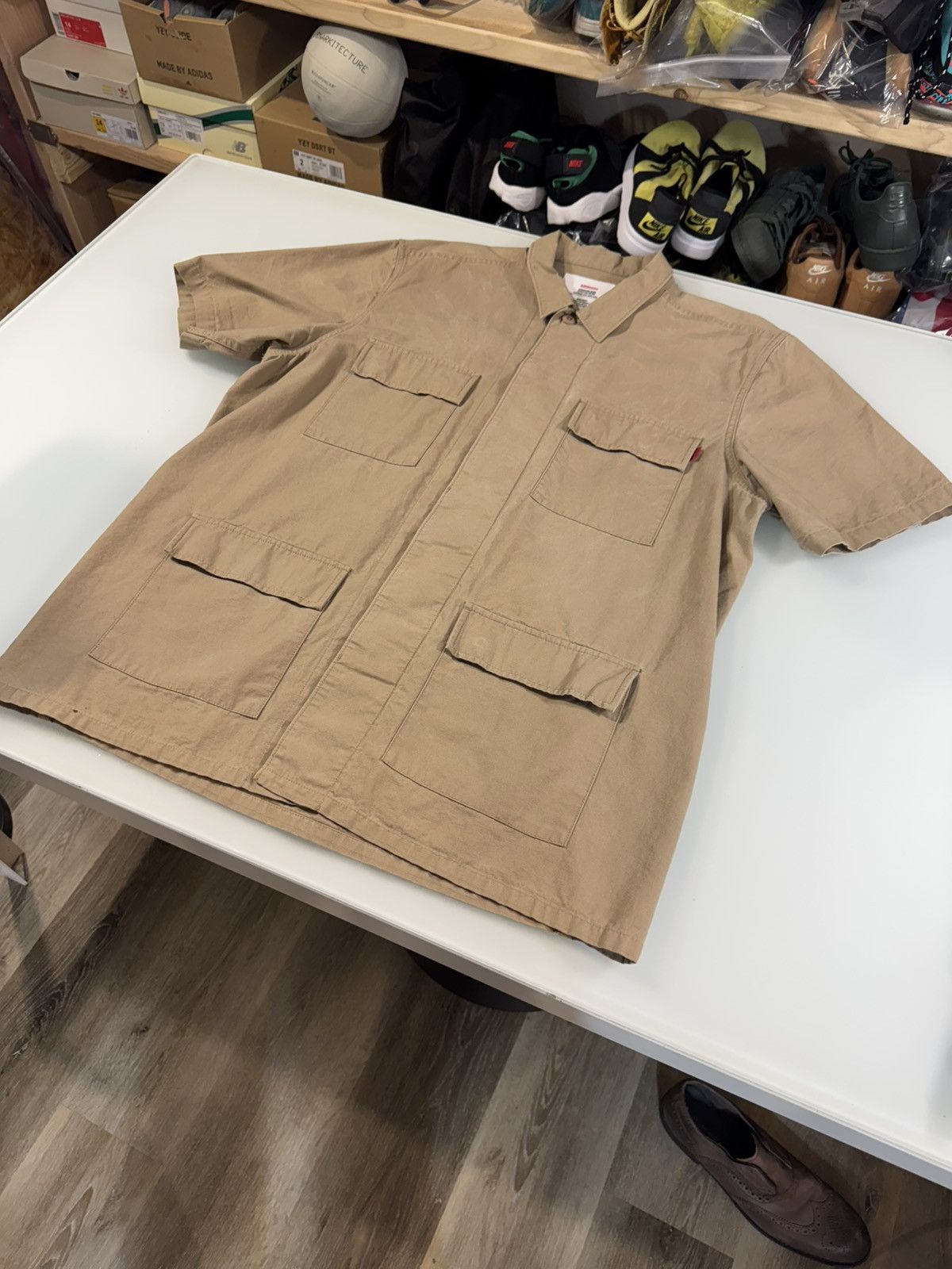 Supreme BDUシャツ オリーブグリーン Lサイズ Supreme × HELLRAISER BDU SHIRT KHAKI LARGE | BRAND BUYERS OSAKA