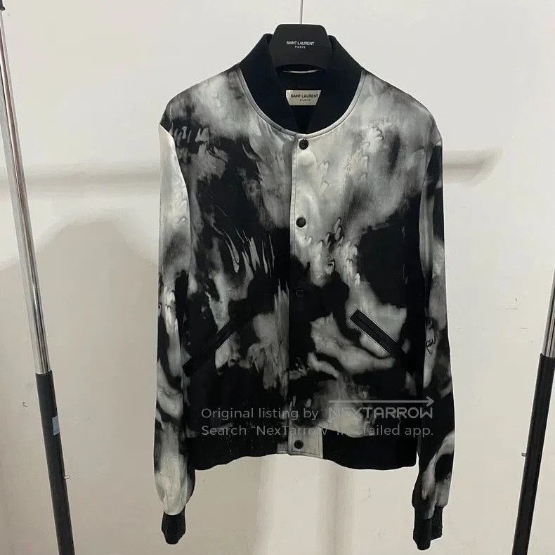 Saint Laurent Paris Saint Laurent Paris 18ss splashed silk jacket. Size US M / EU 48-50 / 2 - 1 Thumbnail